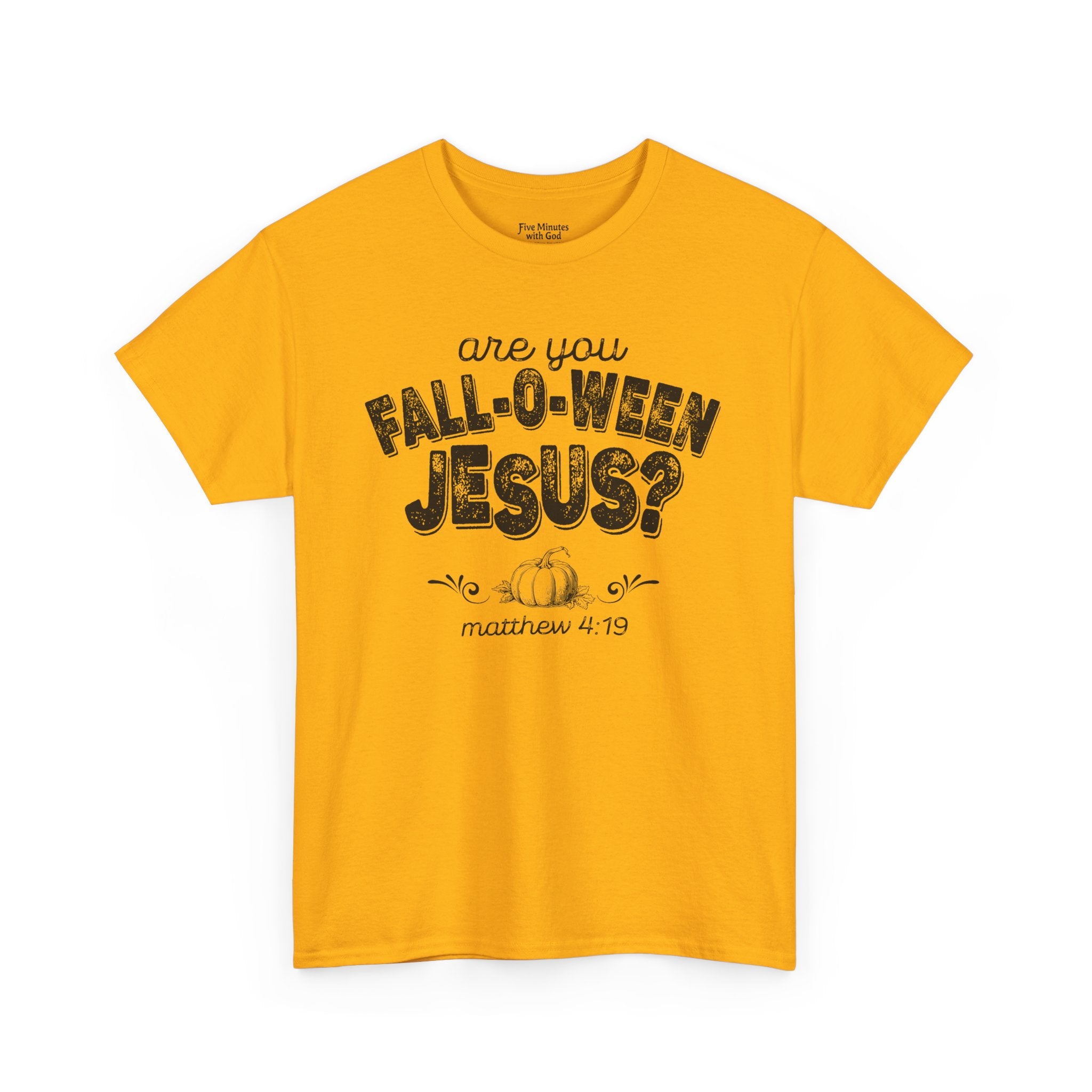 Fall-Themed Tee, Are You Fall-O-Ween Jesus, Unisex Cotton Shirt, Funny Fall Apparel, Halloween T-Shirt, Thanksgiving Gift Ideas