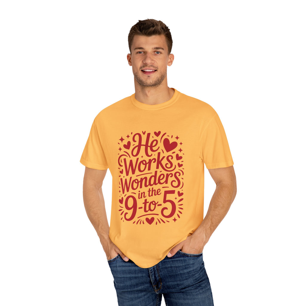 He Works Wonders Motivational Tee