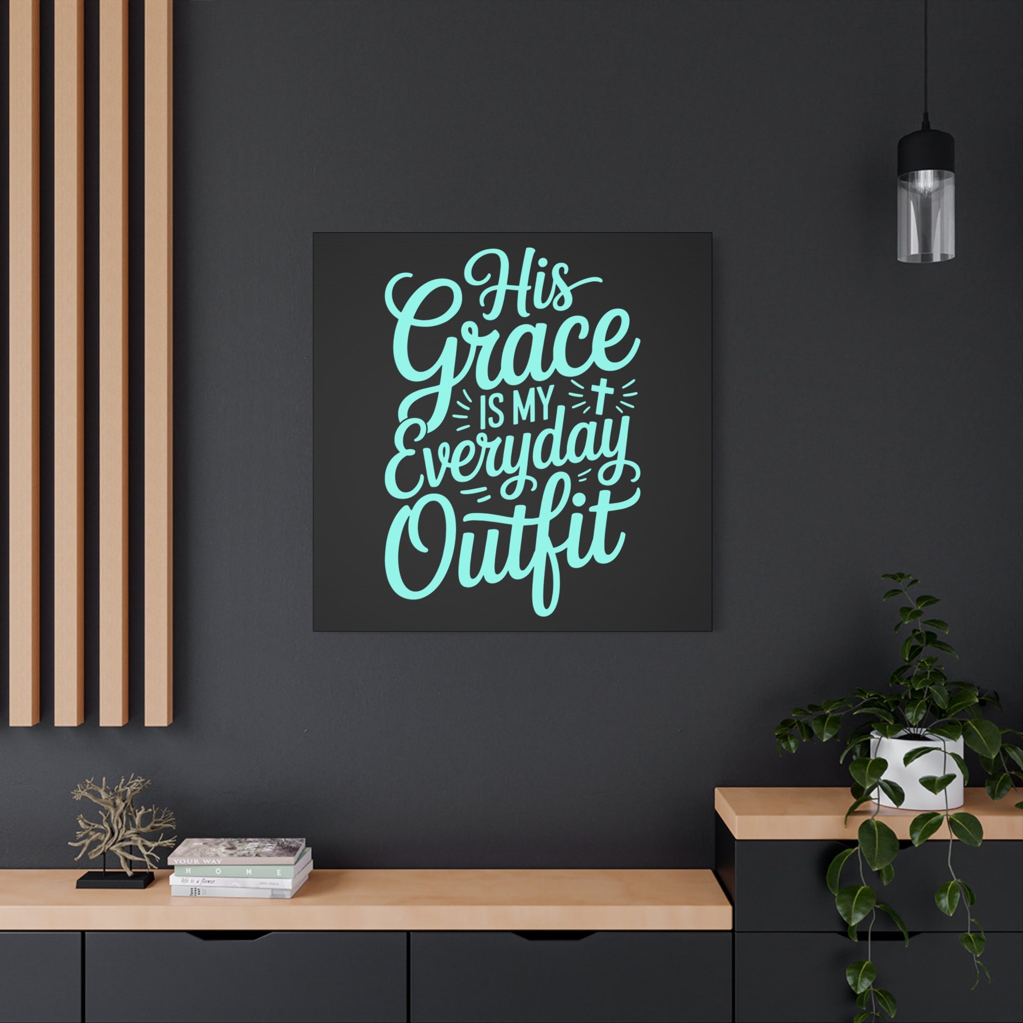 Inspirational Wall Art Canvas, Faith Decor, Religious Home Decor, Meaningful Gift, Everyday Motivation