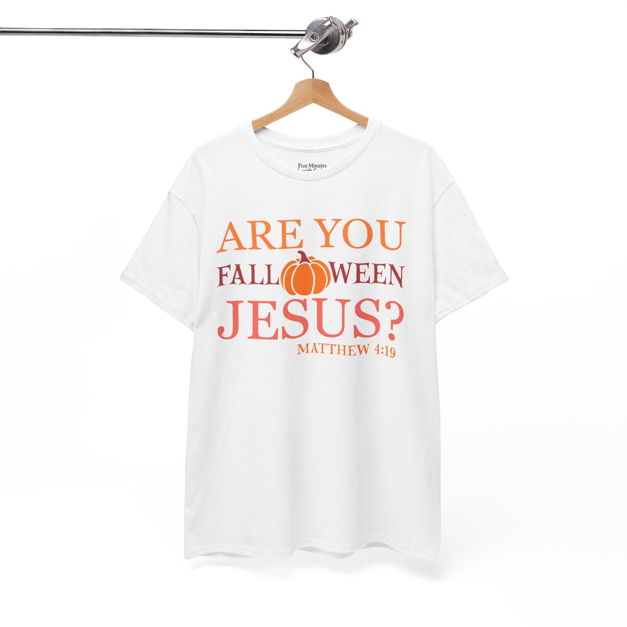 Unisex Heavy Cotton Tee - Are You Halloween Jesus? Festival Shirt, Funny Christian Tee, Fall Apparel, Halloween Party Outfit, Holiday Gift