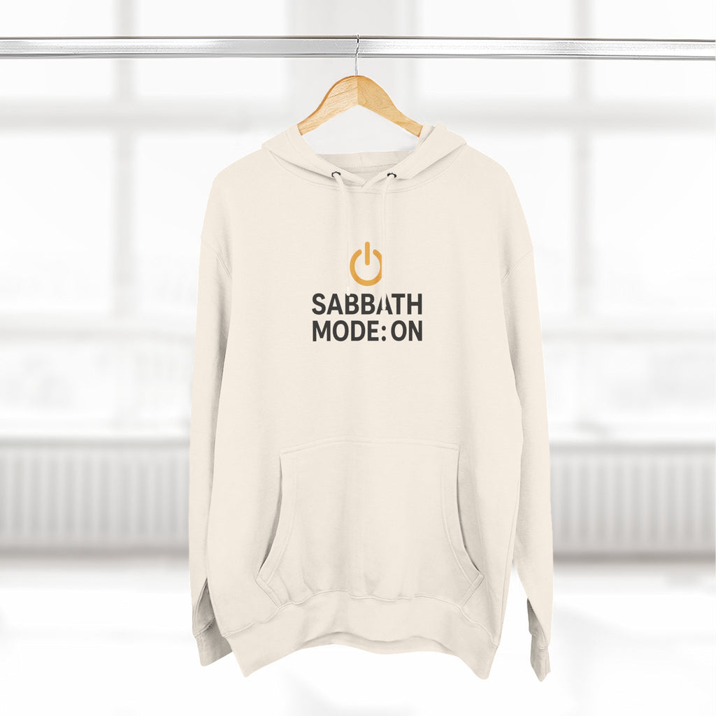 Sabbath Mode Fleece Hoodie | Faith Apparel, Religious Gift, Comfortable Hoodie, Cozy Wear, Spiritual Fashion