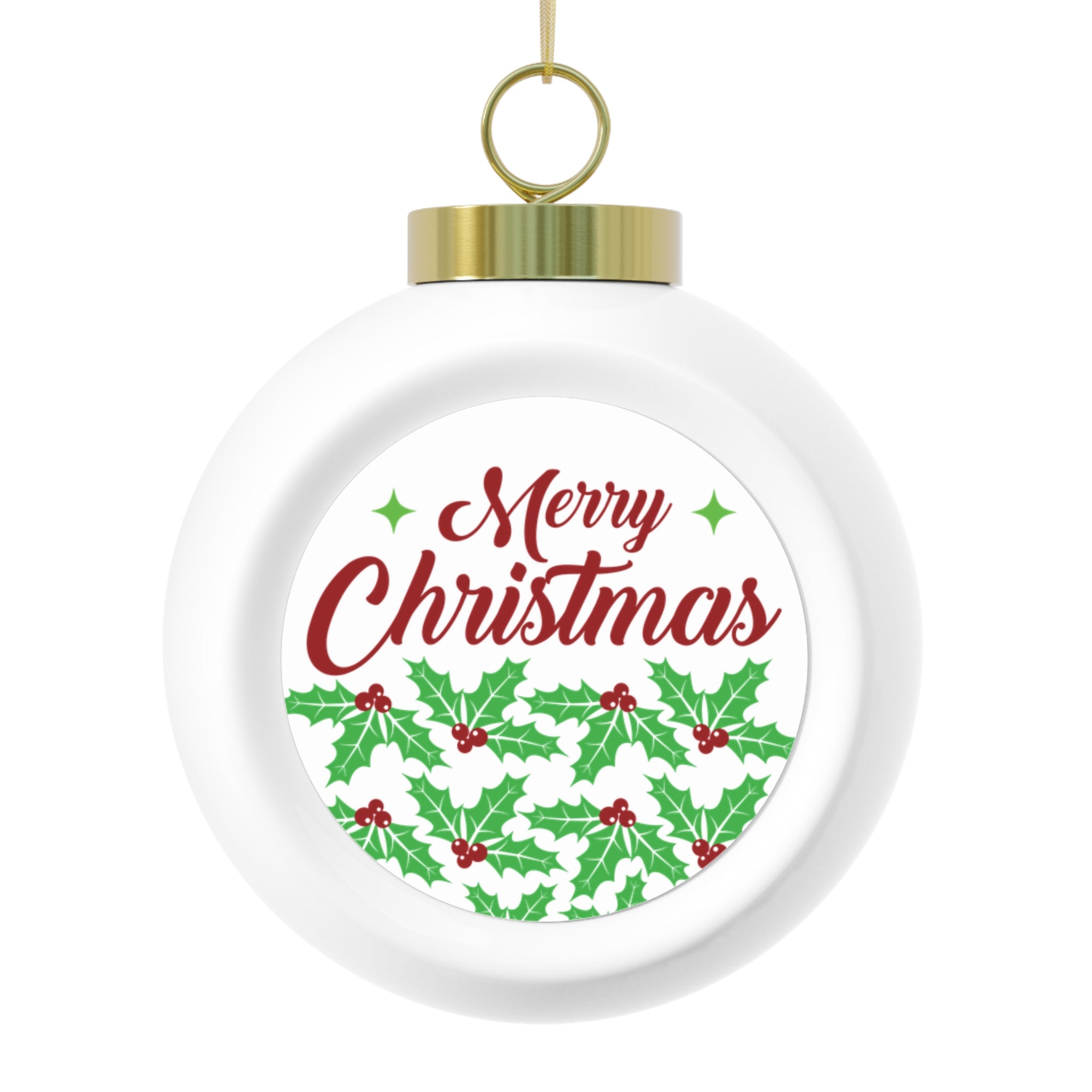 Festive Christmas Ball Ornament, Merry Christmas Decorations, Holiday Tree Decor, Gift, Poinsettia, Holiday Cheer, Home Accents