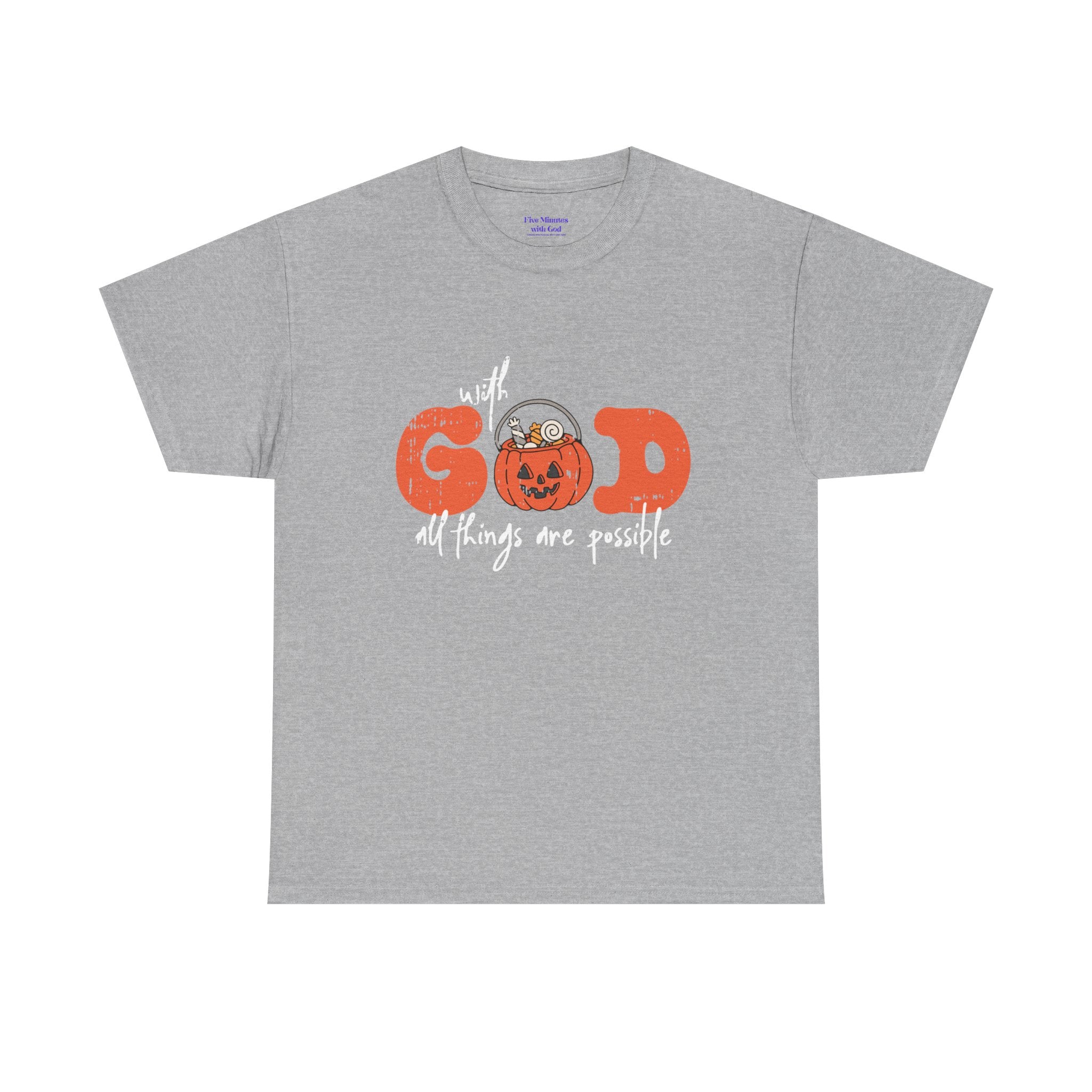 Faith-Inspired Unisex Tee - God All Things Are Possible Shirt