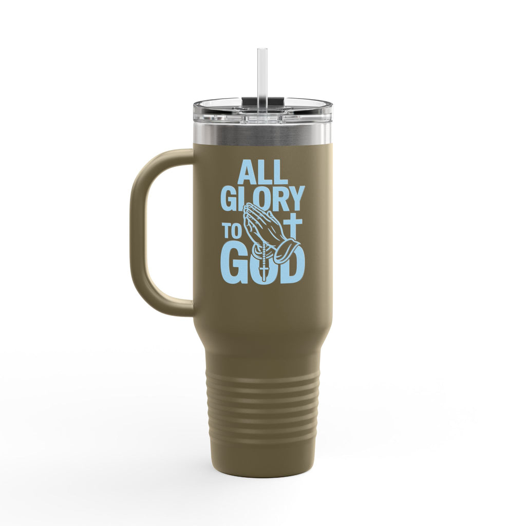 Insulated Travel Mug with Inspirational Quote, Perfect for Coffee Lovers, Bible Verses, Gift for Him/Her, Reusable Drinkware