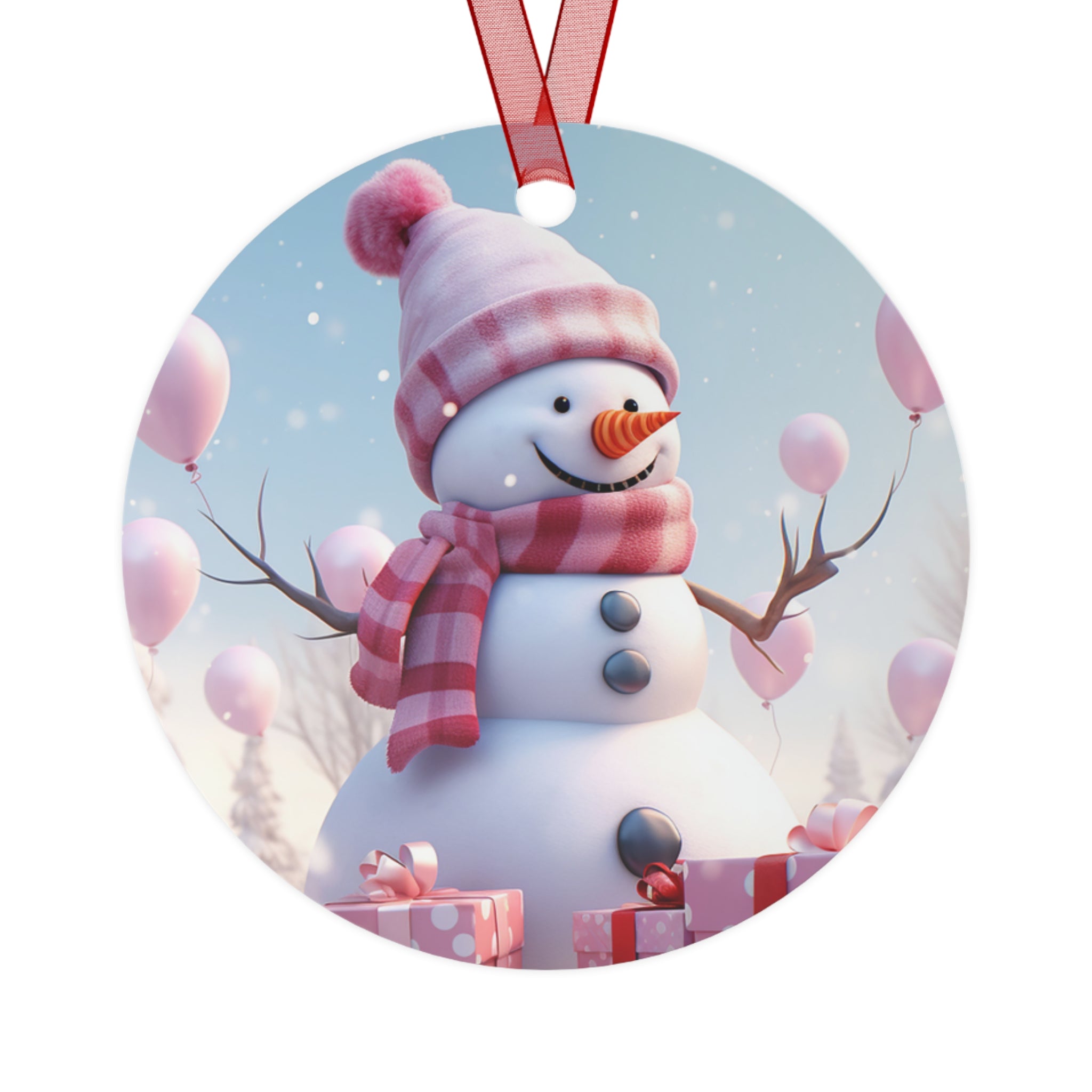 Festive Snowman Metal Ornaments | Holiday Decorations, Christmas Tree, Winter Decor, Gift Tags, Seasonal Charm