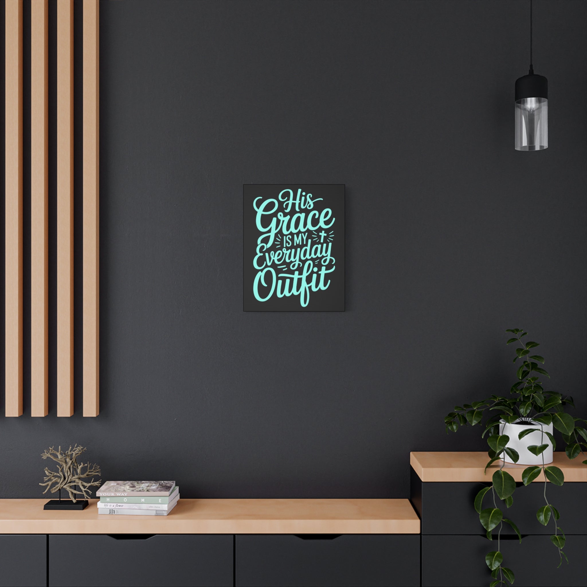 Inspirational Wall Art Canvas, Faith Decor, Religious Home Decor, Meaningful Gift, Everyday Motivation