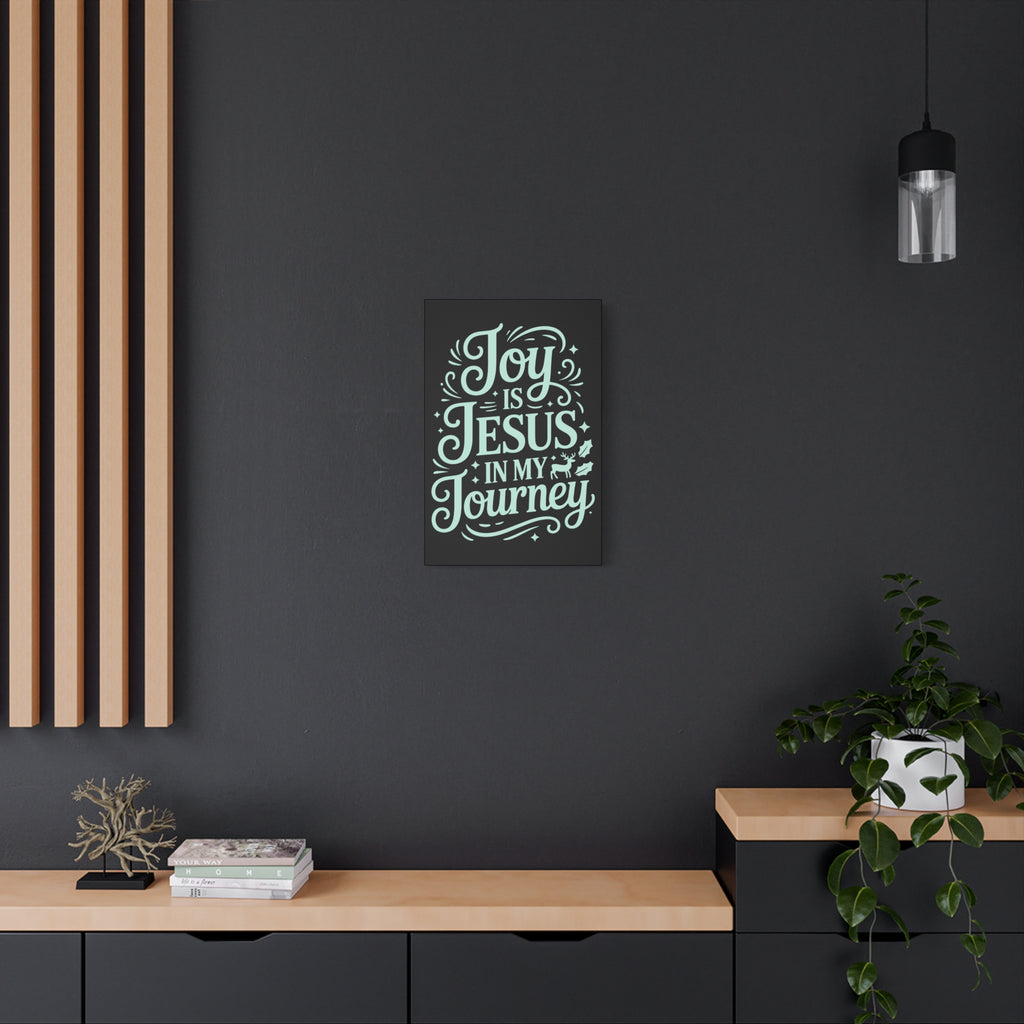 Joy in My Journey Canvas Wall Art, Religious Decor, Christmas Gift, Inspirational Wall Art, Joyful Home Decoration, Faith-Based Art