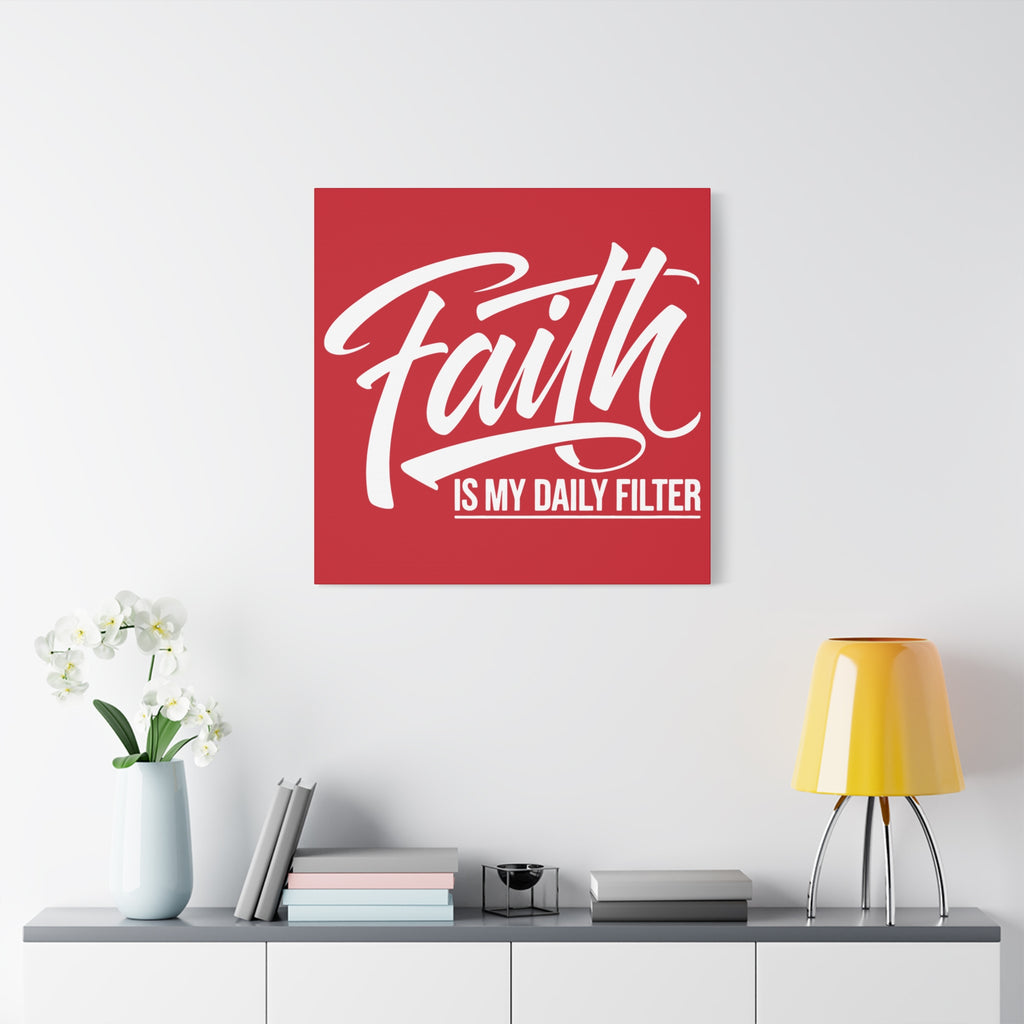 Copy of Inspirational Canvas Wall Art, Faith Quote Decor, Motivational Home Decor, Gray Wall Hanging, Gift for Faith Lovers