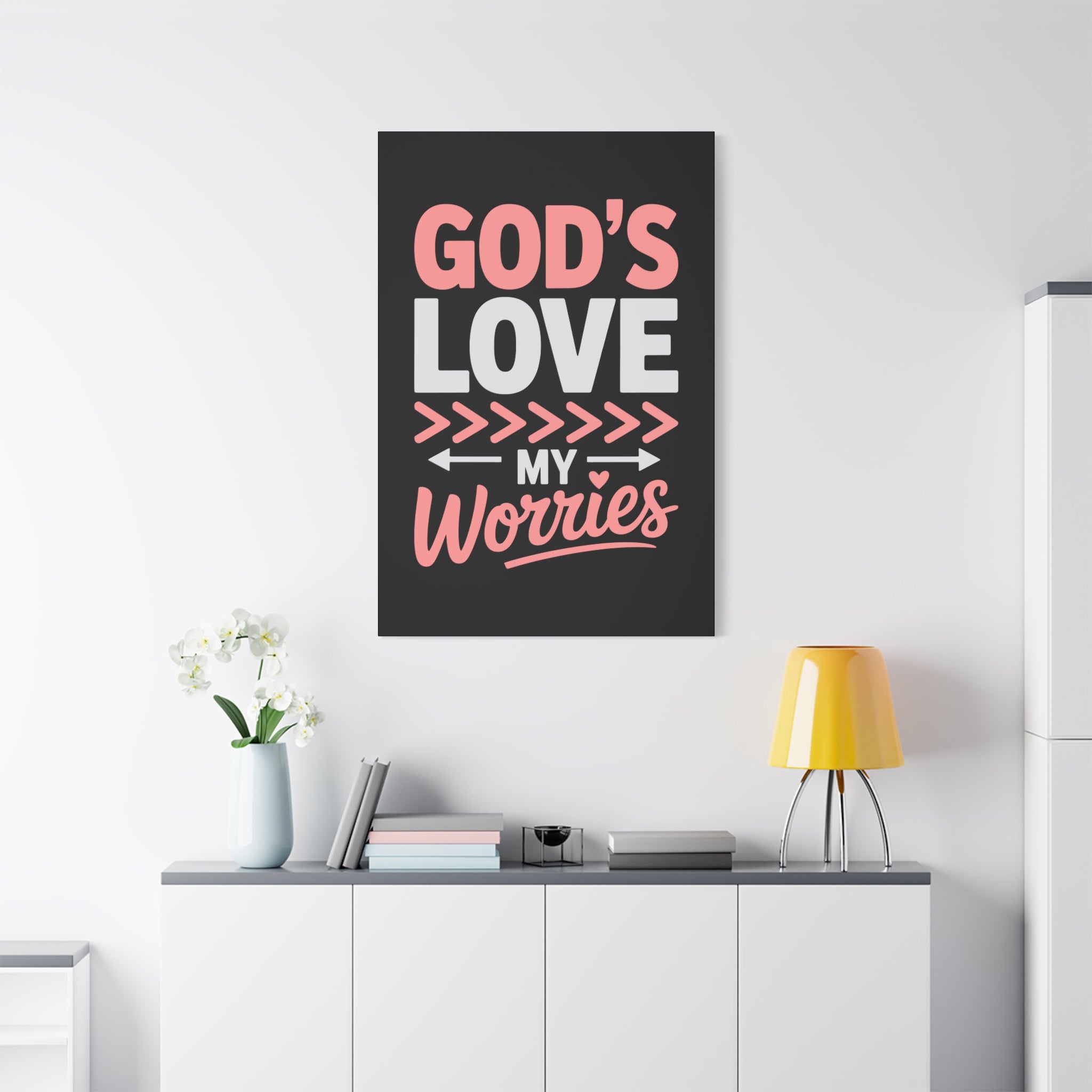 Inspirational Canvas Wall Art, Home Decor, Christian Gift, Motivational Wall Art, Stress Relief Decor, Housewarming Gift