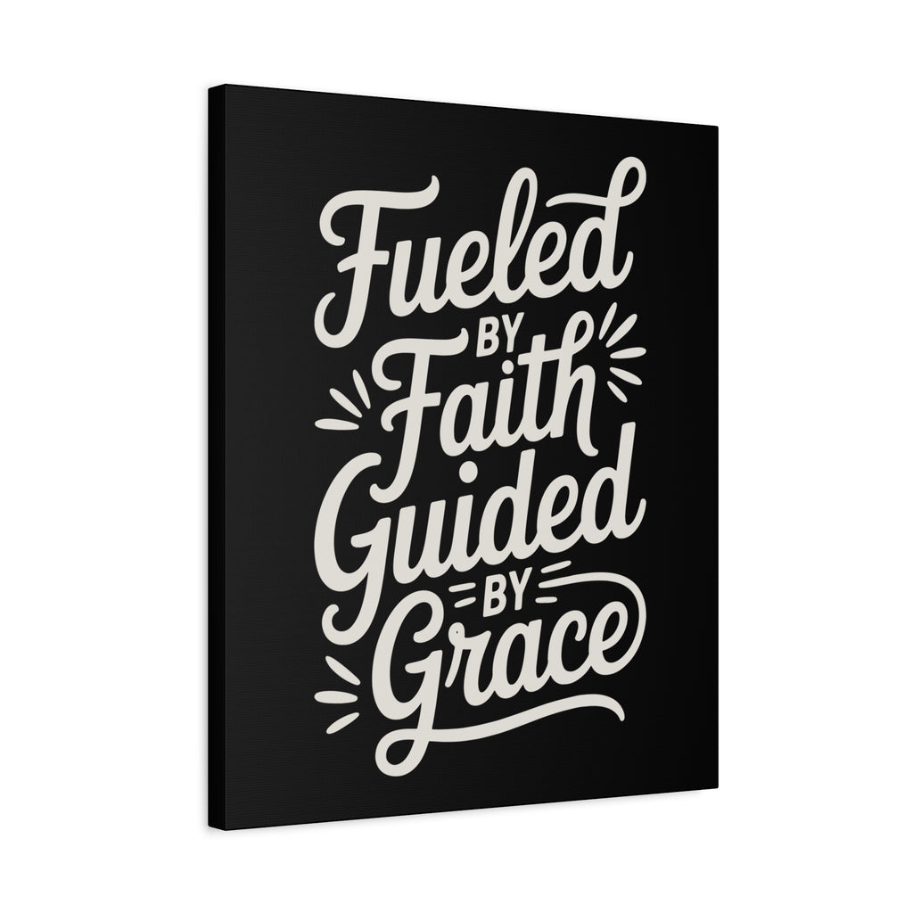 Stretched Canvas Art, Motivational Wall Decor, Home Inspirational Art, Faith-Based Decor, Gift for Faith Lovers