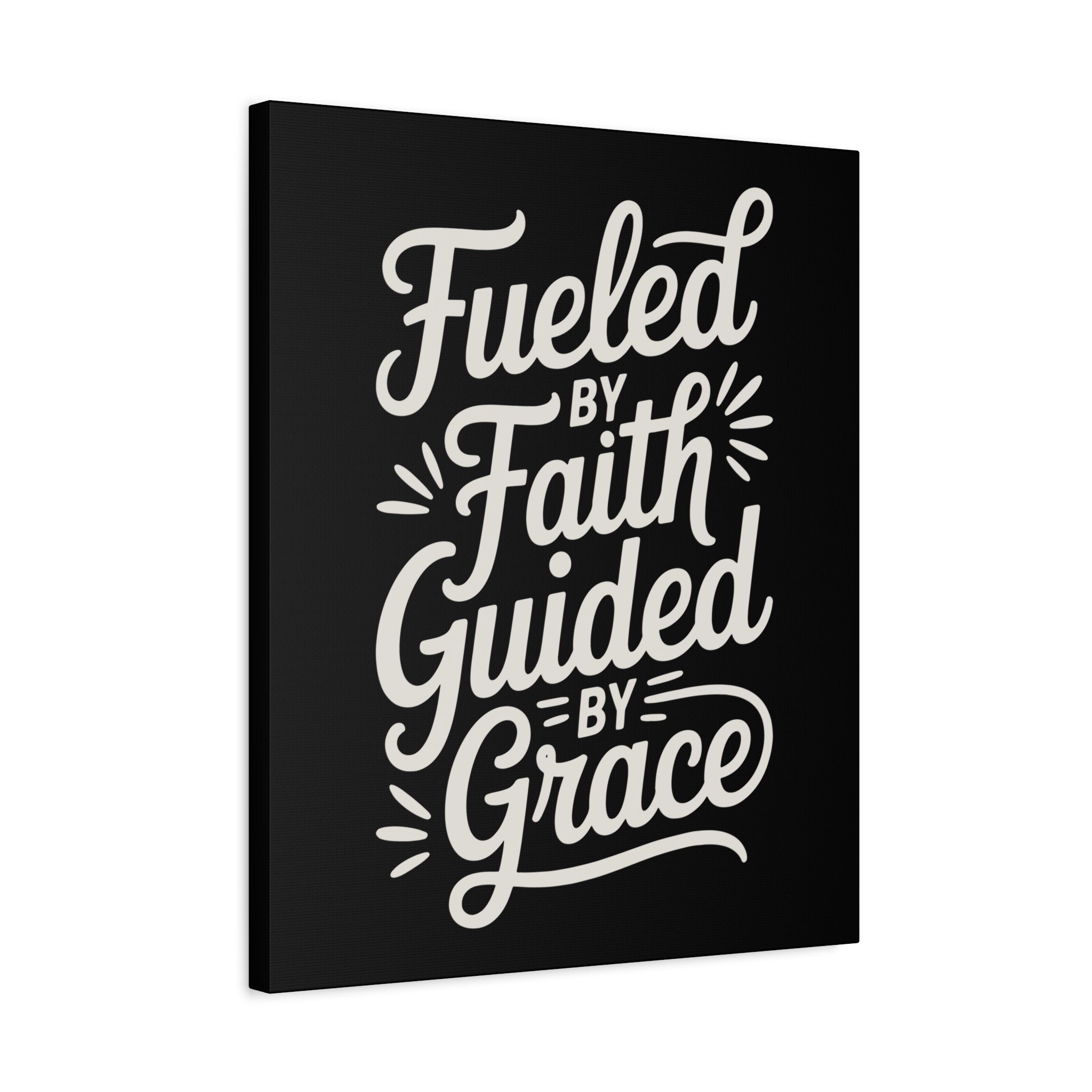 Stretched Canvas Art, Motivational Wall Decor, Home Inspirational Art, Faith-Based Decor, Gift for Faith Lovers