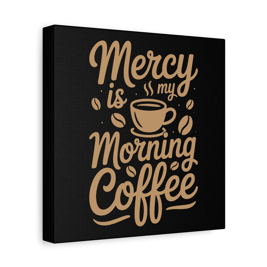 Coffee-Themed Canvas Art Print, Wall Decor for Coffee Lovers, Inspirational Home Decoration, Gift for Friends and Family