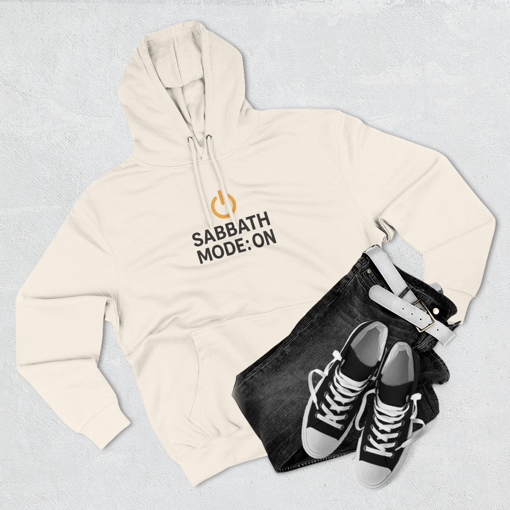 Sabbath Mode Fleece Hoodie | Faith Apparel, Religious Gift, Comfortable Hoodie, Cozy Wear, Spiritual Fashion