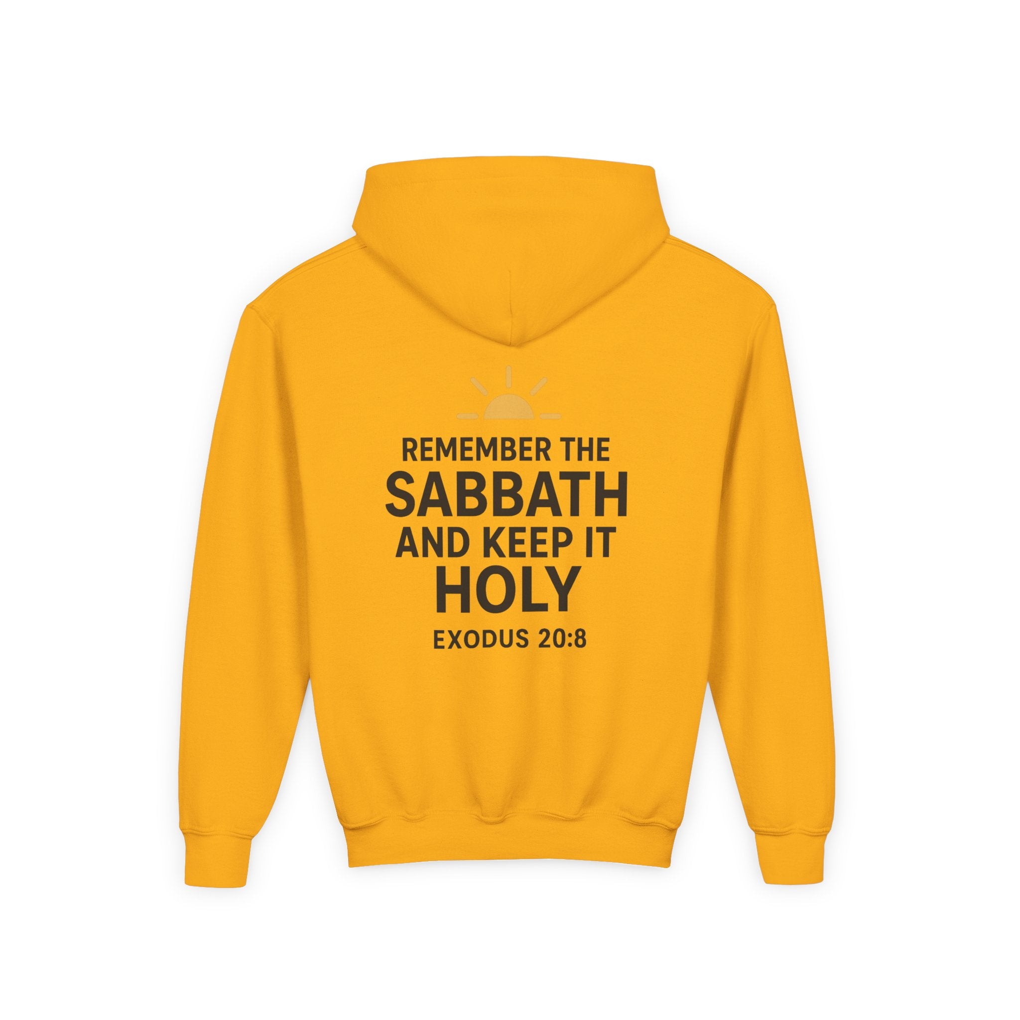 Sabbath Mode Youth Hoodie, Comfortable Hooded Sweatshirt for Kids, Perfect for Religious Observances, Christian Gift, Sunday Wear