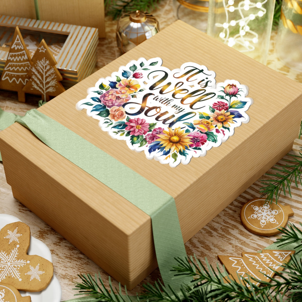 Floral Inspirational Stickers - Beautiful Quotes, Laptop Decals, Journal Embellishments, Gift for Friends, Motivational Decor