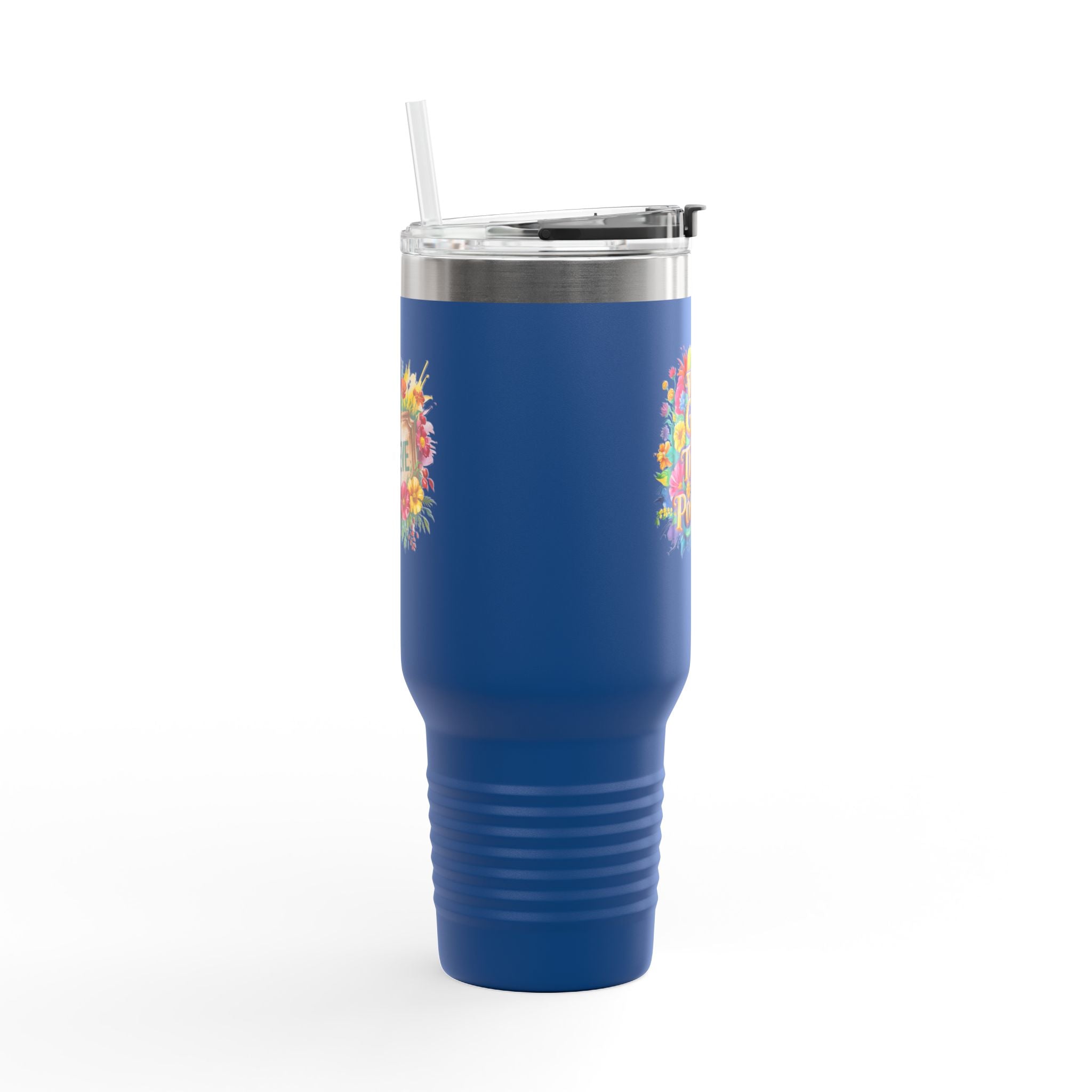 Inspirational Travel Mug, 40oz Insulated Coffee Cup, Floral Design, Motivational Gift for Travelers, Perfect for Road Trips, Keep [...]