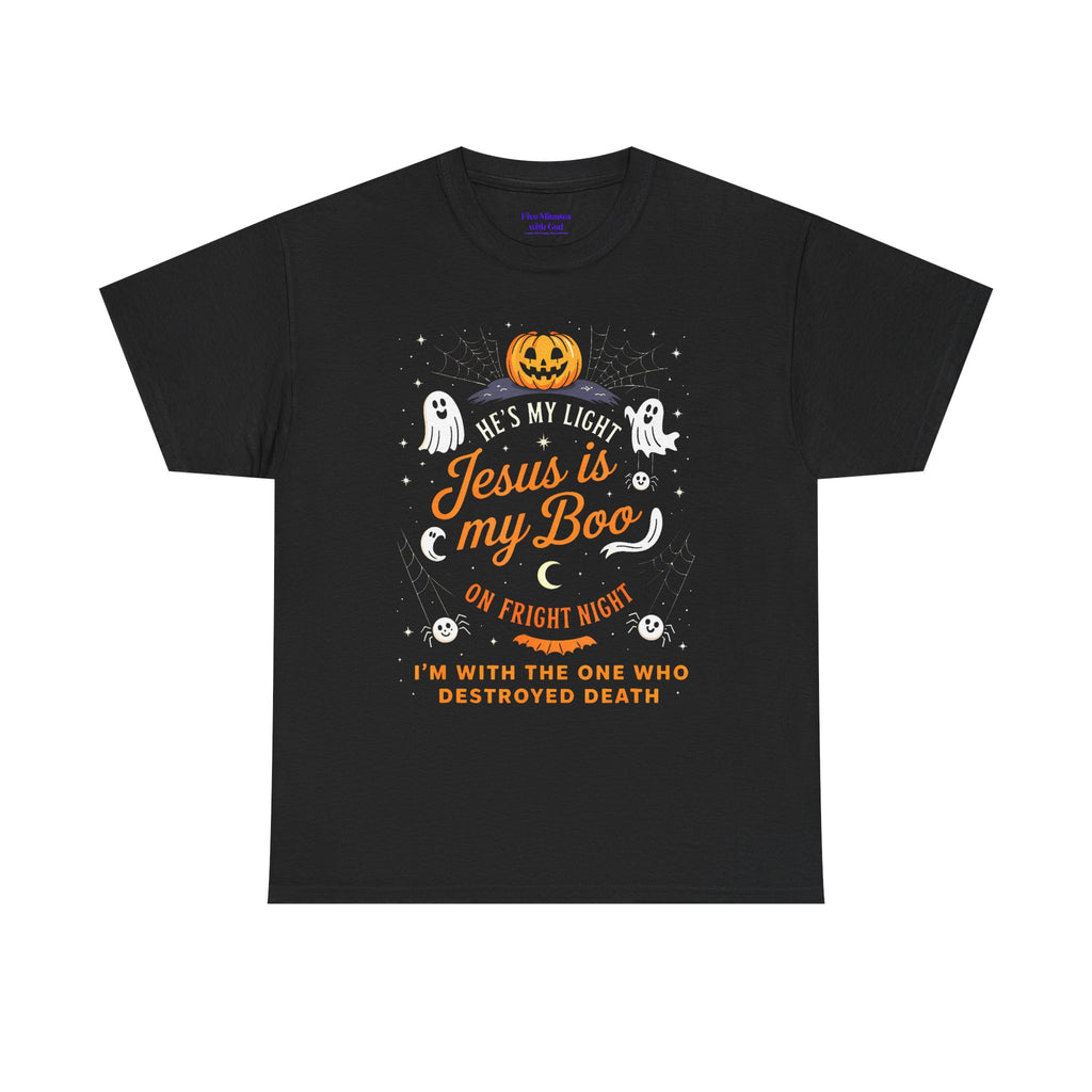 Halloween Faith Tee - Jesus is My Boo, Unisex T-Shirt for Halloween, Christian Halloween Shirt, Gift for Christian Friends, Spooky [...]