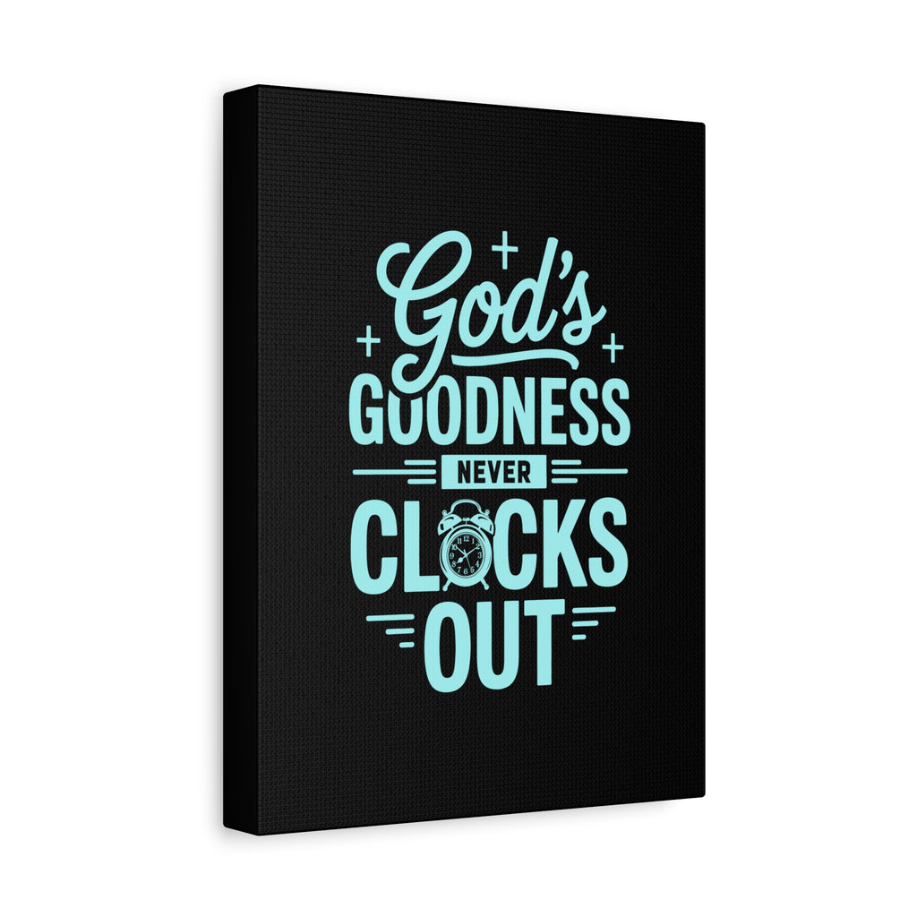 Inspirational Canvas Wall Art, Motivational Decor, Faith-Based Gift, Home Decoration, Religious Wall Art, God's Goodness