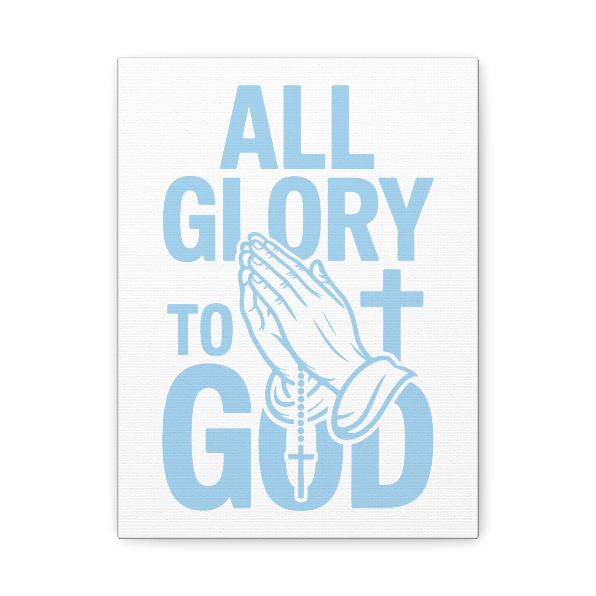 Religious Wall Art Canvas Print, Christian Home Decor, Inspirational Gift, Praying Hands Artwork, Faith Decor for Church