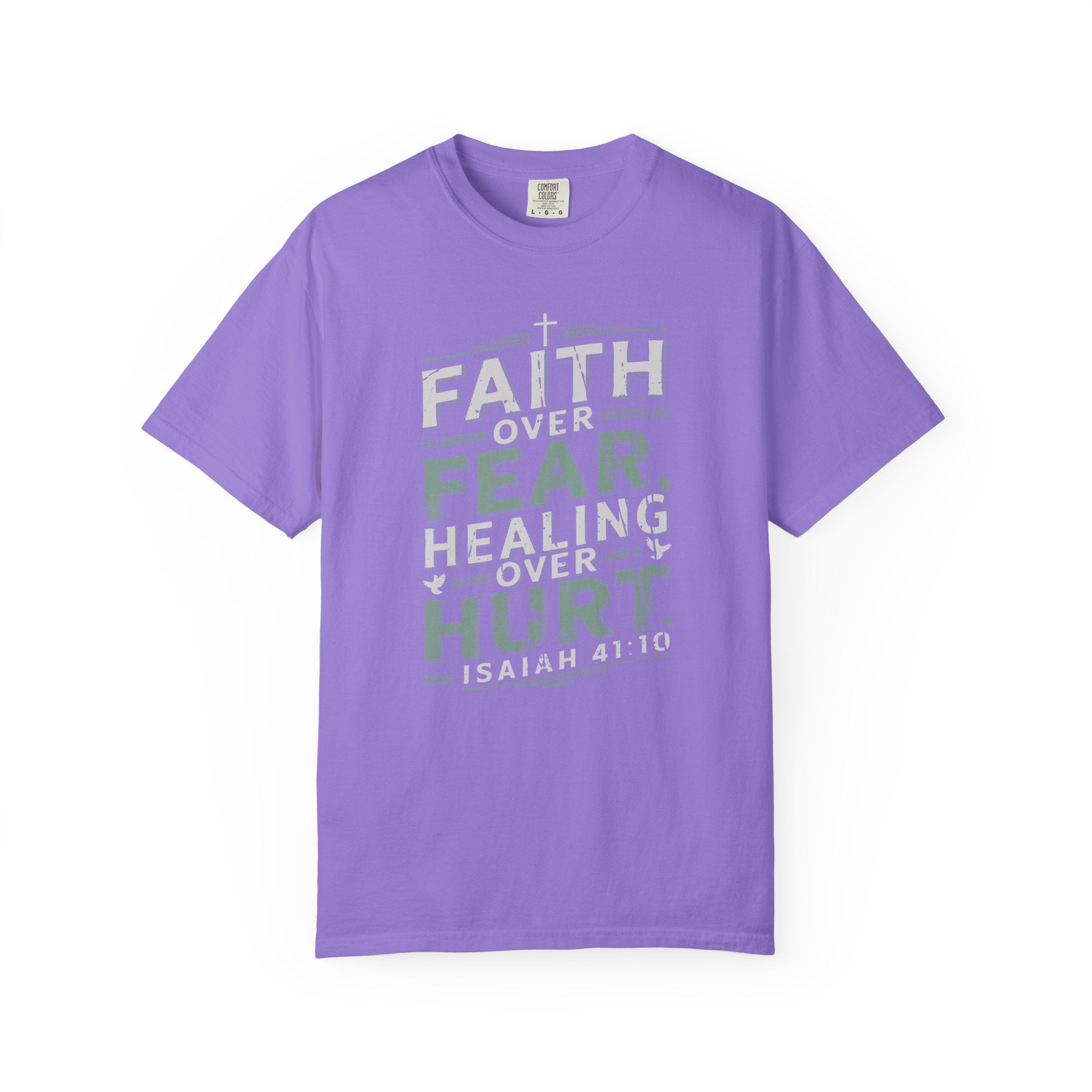 Faith Over Fear T-Shirt - Inspirational Unisex Tee