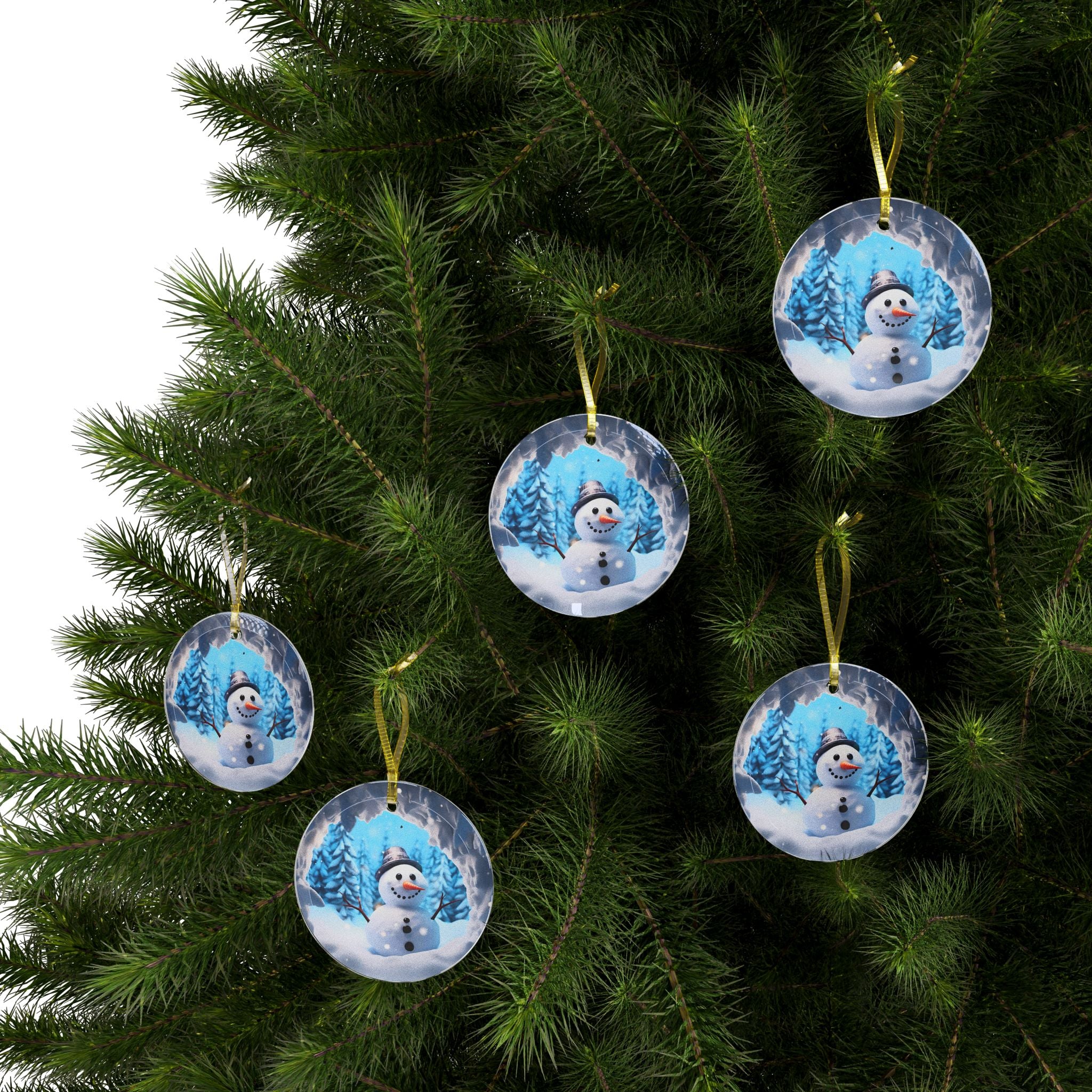 Charming Snowman Glass Ornaments – Festive Holiday Decor, Christmas Tree Decorations, Winter Wonderland Ornaments, Family Keepsakes, [...]