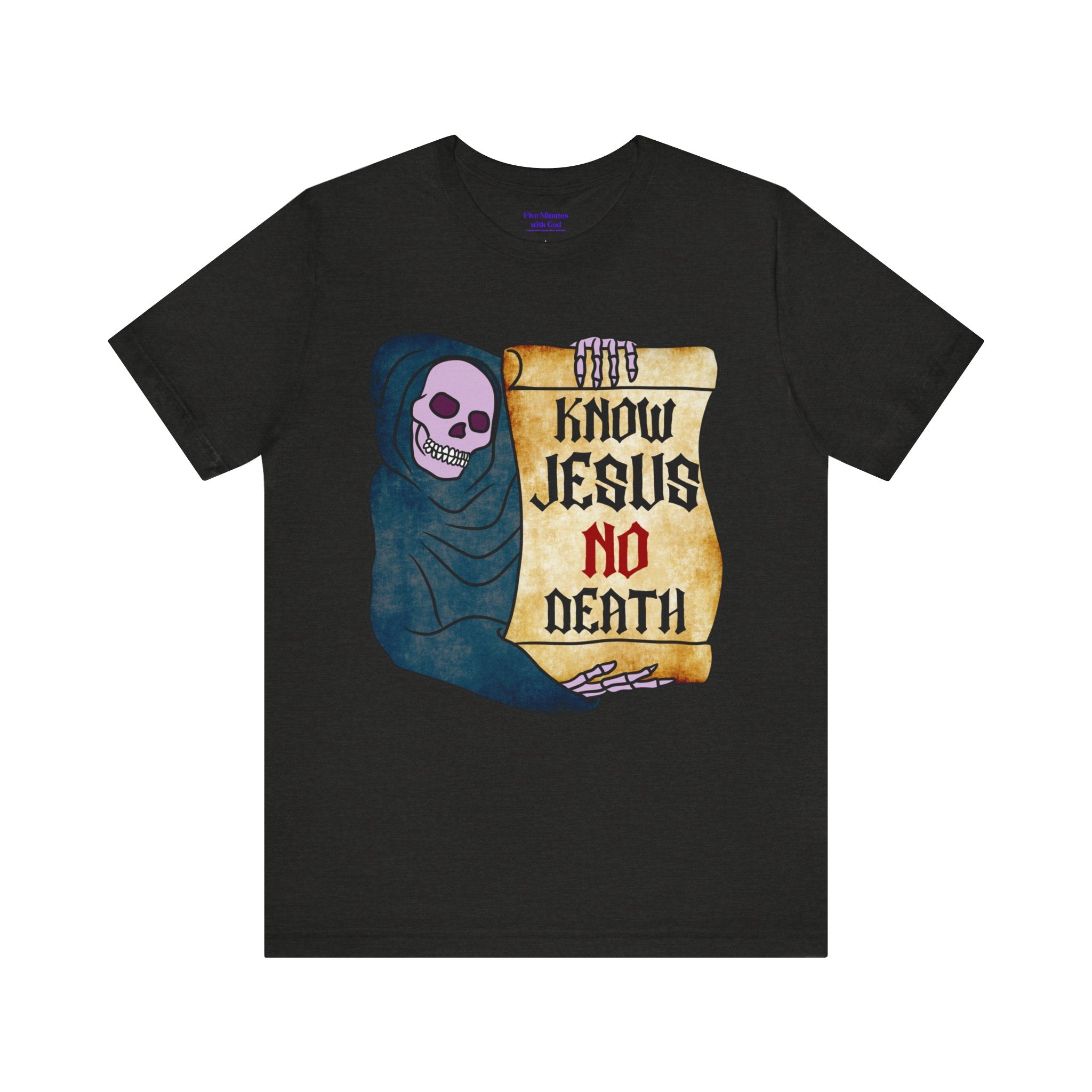 Jesus Skull Tee - Inspirational T-Shirt, Casual Wear, Spiritual Gift, Faith-Based Apparel, Unique Graphic Tee