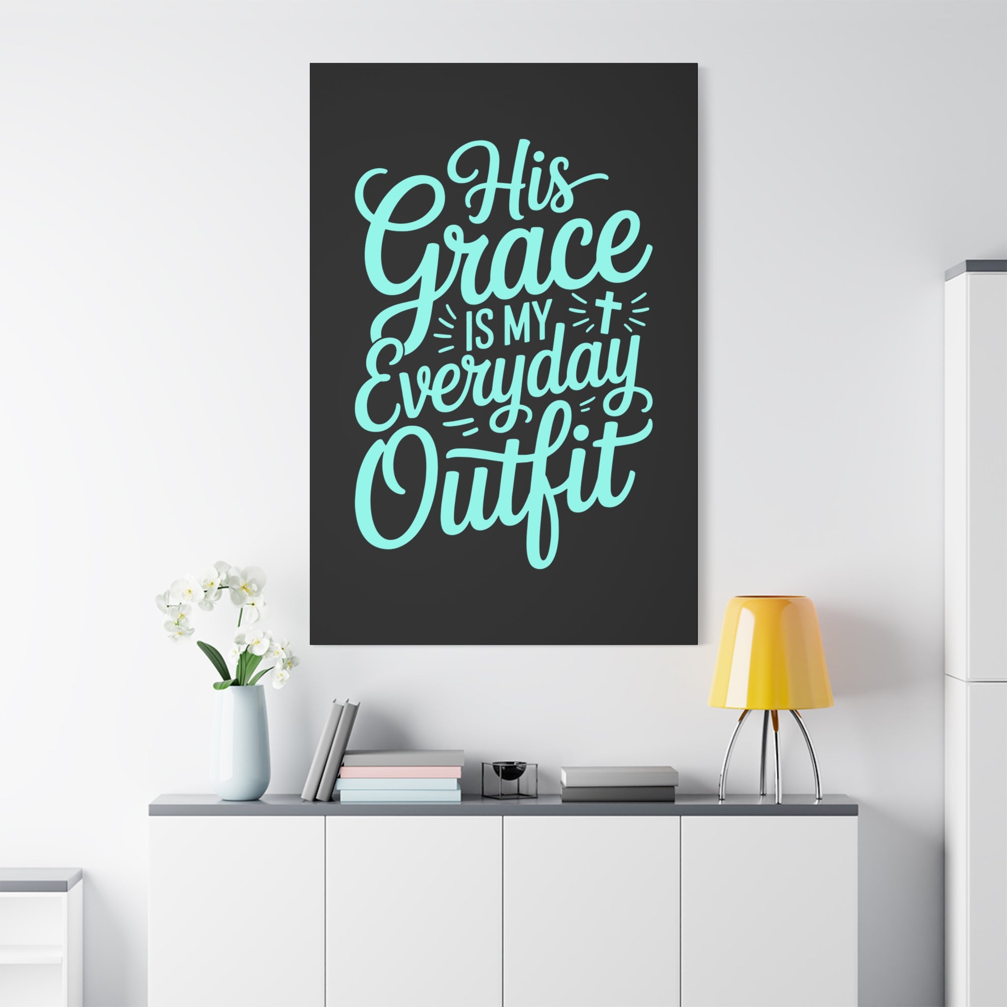 Inspirational Wall Art Canvas, Faith Decor, Religious Home Decor, Meaningful Gift, Everyday Motivation