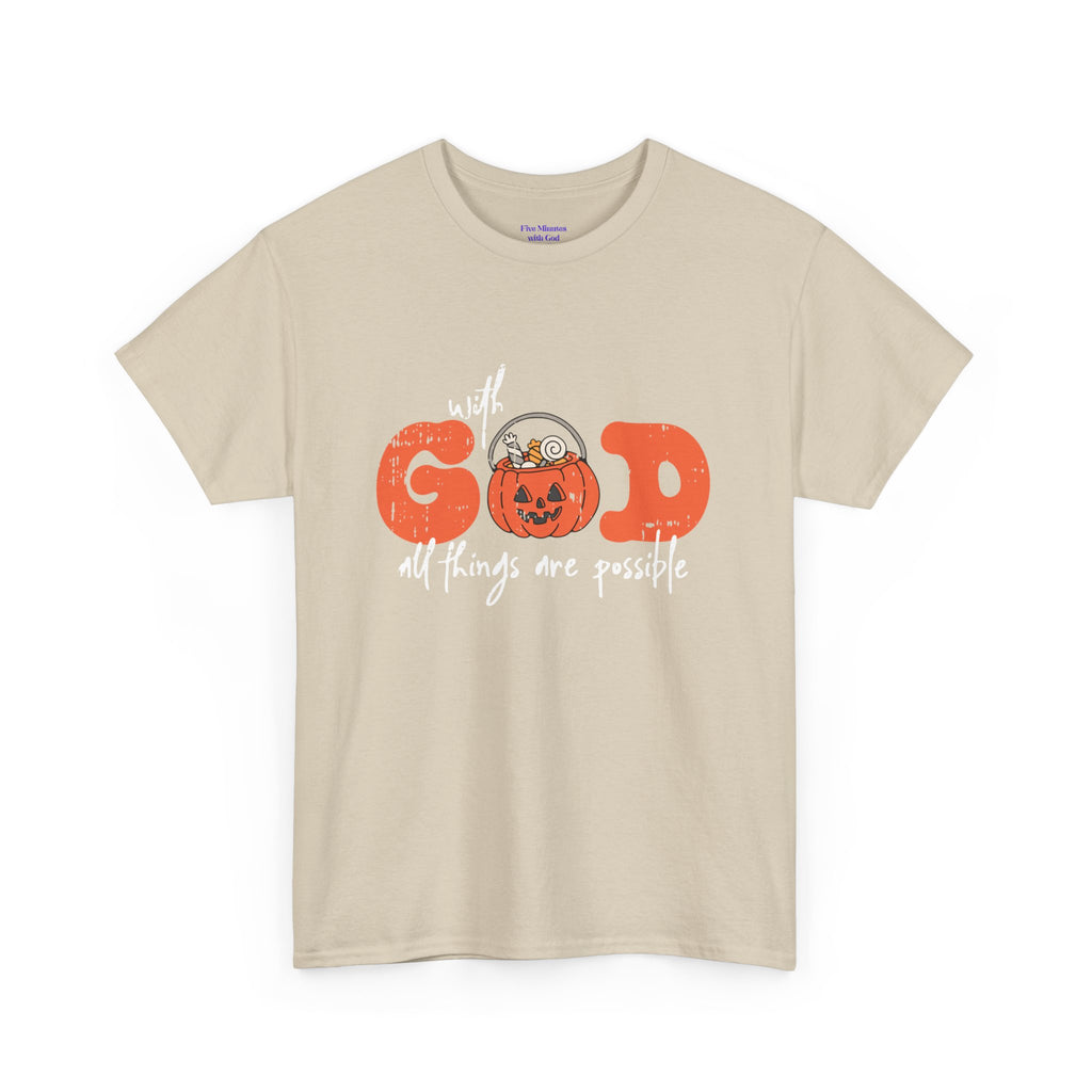 Faith-Inspired Unisex Tee - God All Things Are Possible Shirt