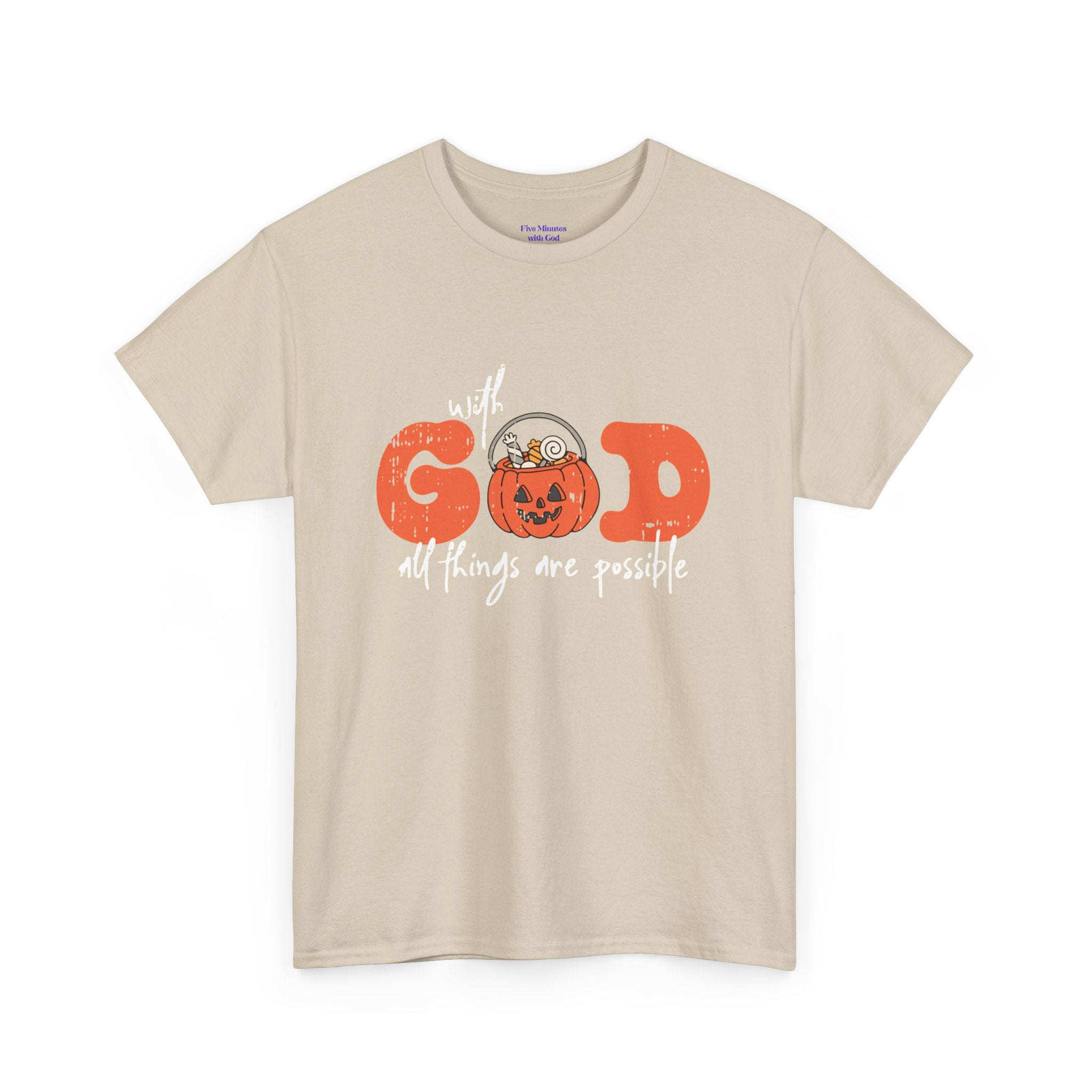 Faith-Inspired Unisex Tee - God All Things Are Possible Shirt