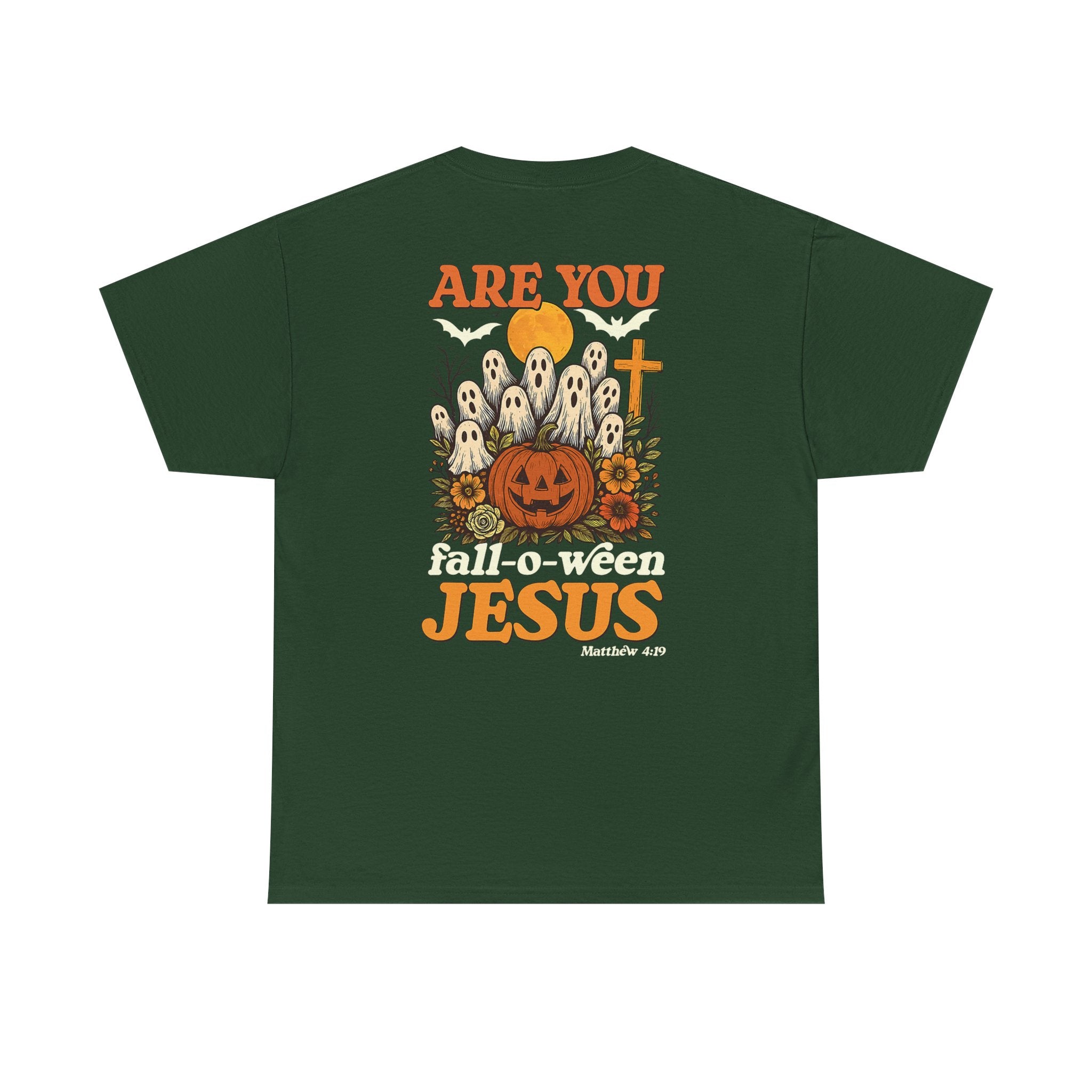 Halloween Faith Tee - Jesus is My Boo, Unisex T-Shirt for Halloween, Christian Halloween Shirt, Gift for Christian Friends, Spooky [...]