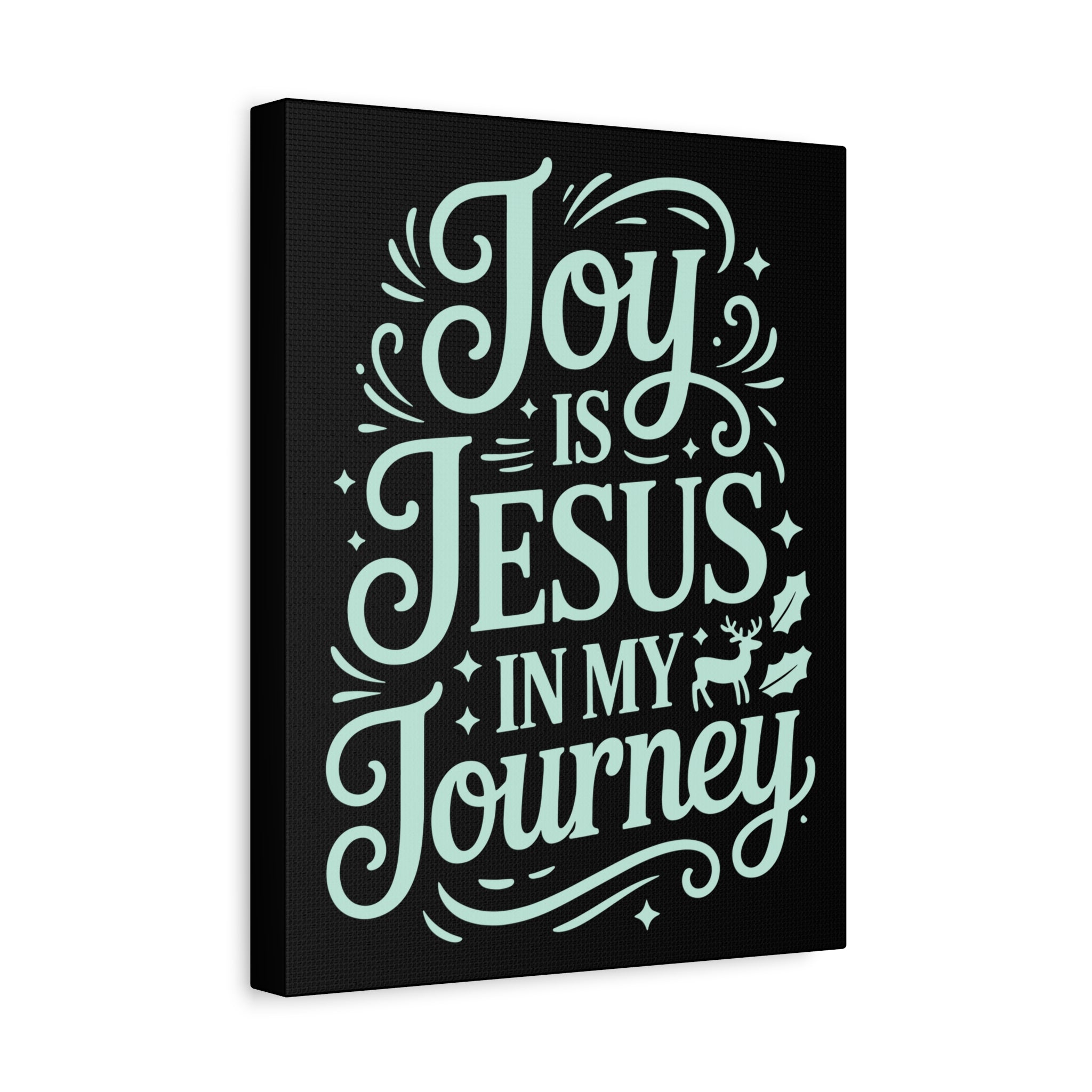 Joy in My Journey Canvas Wall Art, Religious Decor, Christmas Gift, Inspirational Wall Art, Joyful Home Decoration, Faith-Based Art