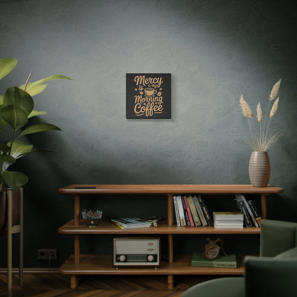 Coffee-Themed Canvas Art Print, Wall Decor for Coffee Lovers, Inspirational Home Decoration, Gift for Friends and Family