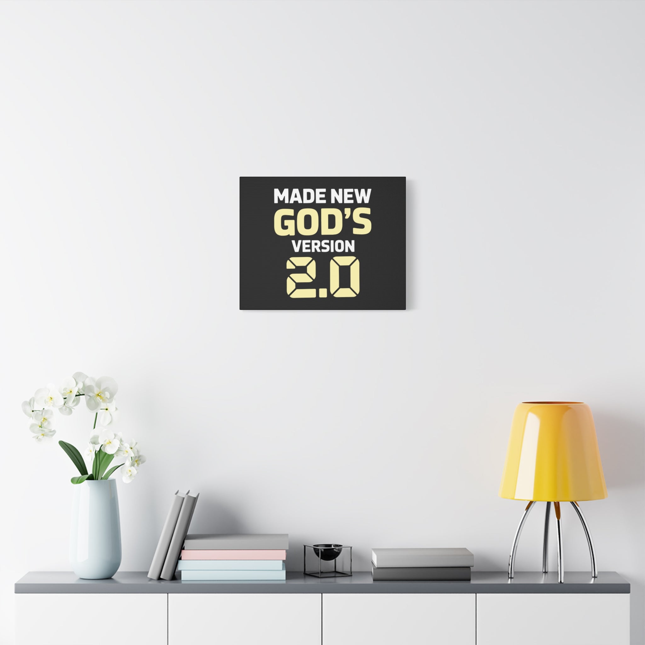 Inspirational Wall Art Canvas, Faith Decor, Home Decoration, Uplifting Gift, Christian Home, Motivational Room