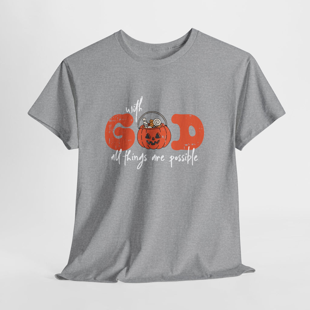 Faith-Inspired Unisex Tee - God All Things Are Possible Shirt