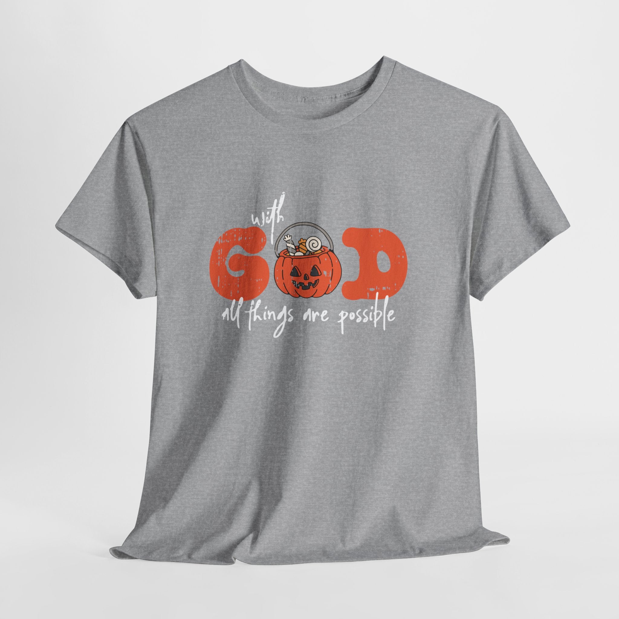 Faith-Inspired Unisex Tee - God All Things Are Possible Shirt