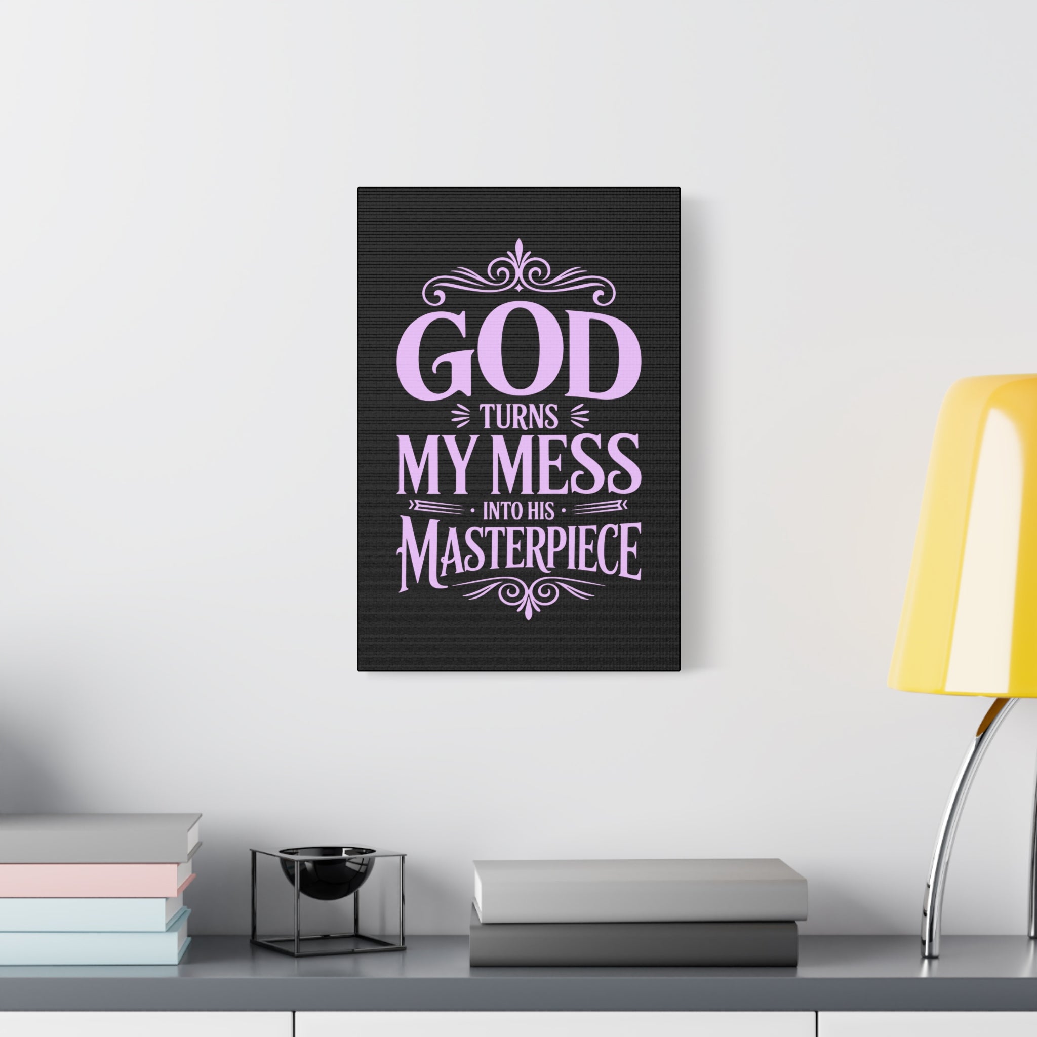 Inspirational Canvas Wall Art, Home Decor, Christian Gift, Motivational Wall Art, Faith-Based Decoration, Room Aesthetic, Gift for Her