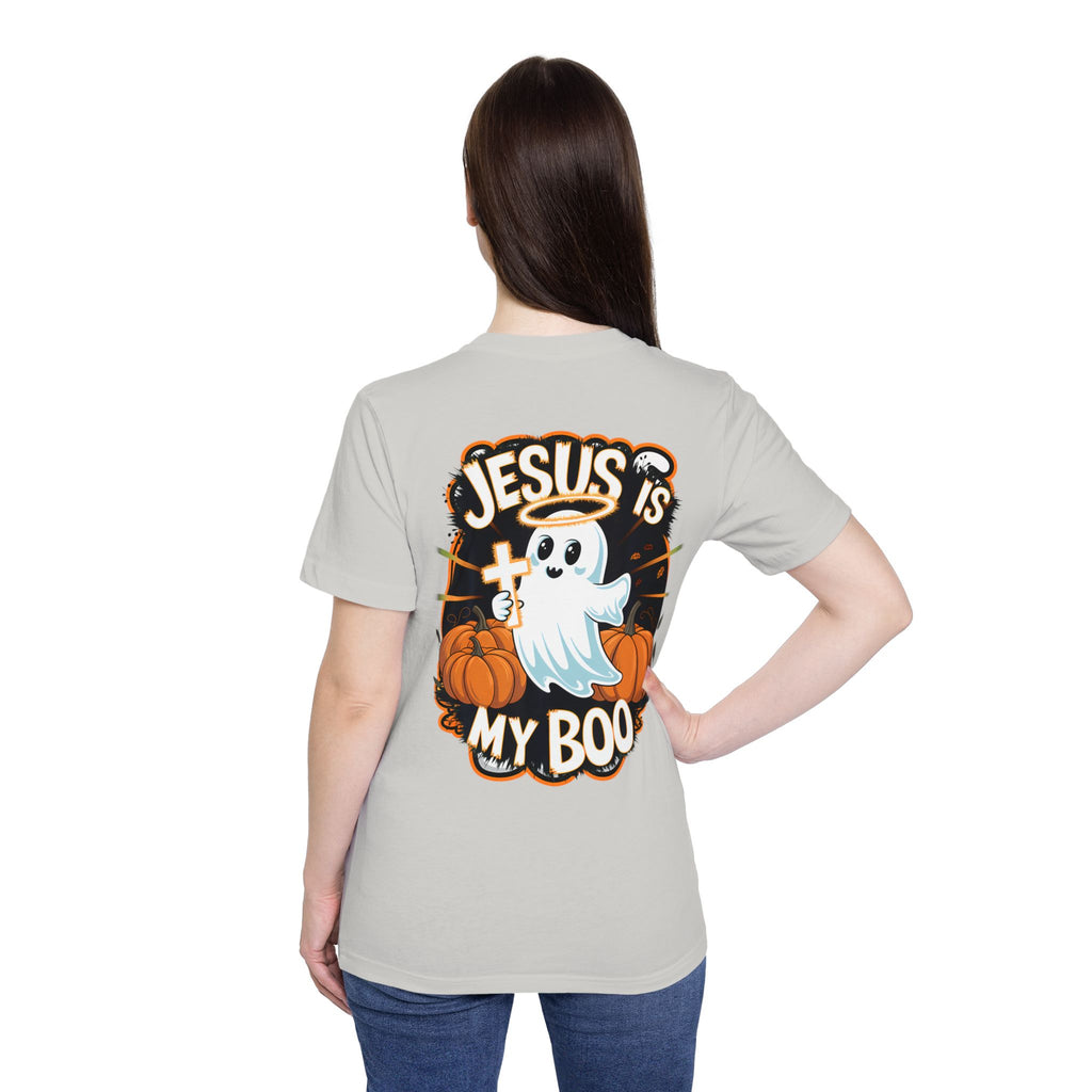 Halloween Christian Ghost T-Shirt, Boo-lieve in Jesus Shirt, Cute Halloween Apparel, Faith-Based Tee, Fall Celebration Top, Spooky [...]