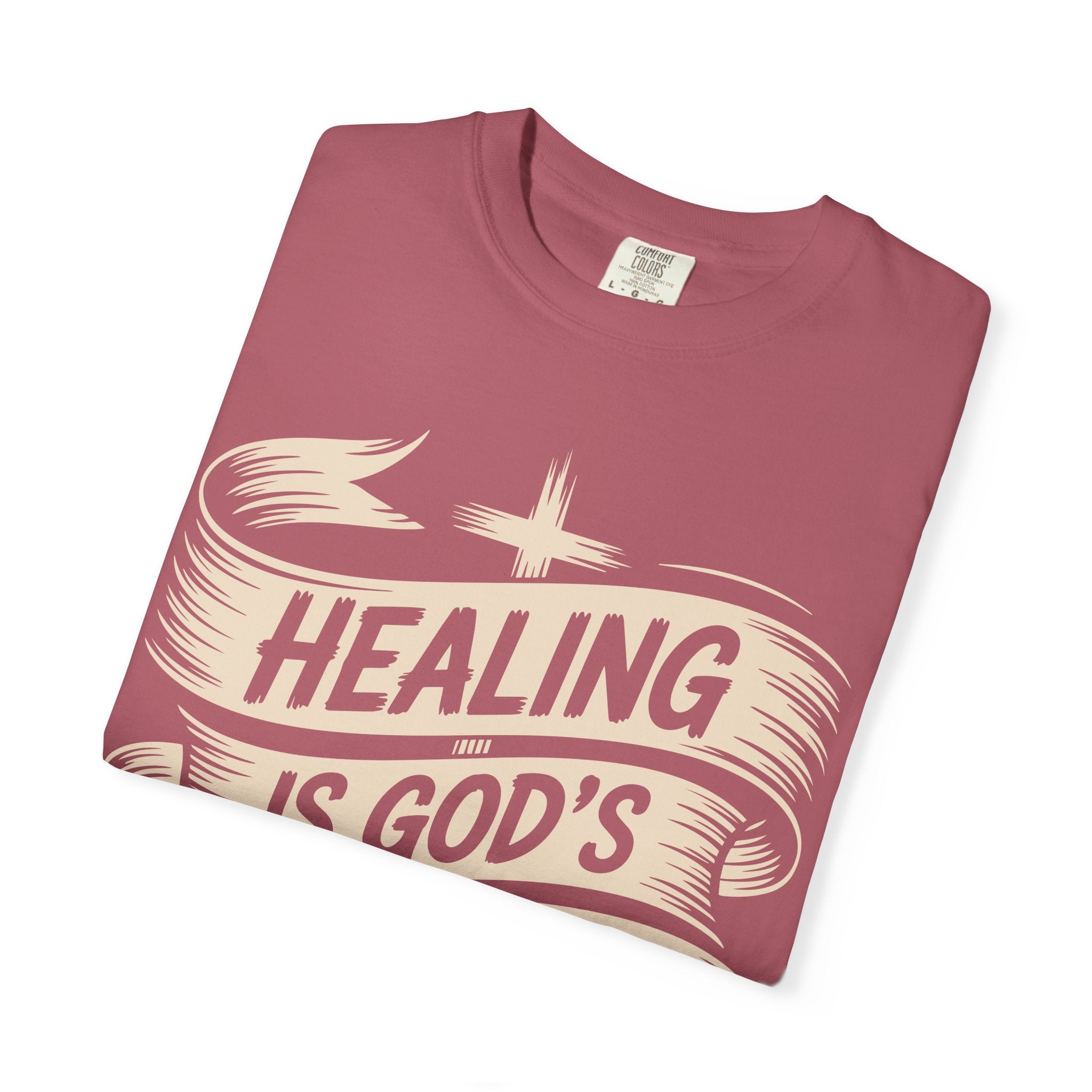 Healing is God's Promise T-Shirt, Faith-Based Apparel