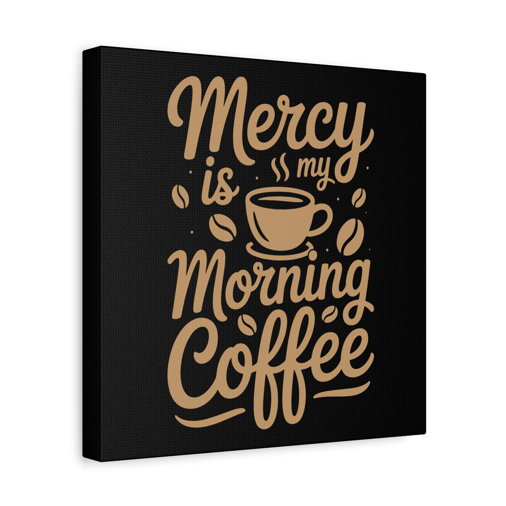 Coffee-Themed Canvas Art Print, Wall Decor for Coffee Lovers, Inspirational Home Decoration, Gift for Friends and Family