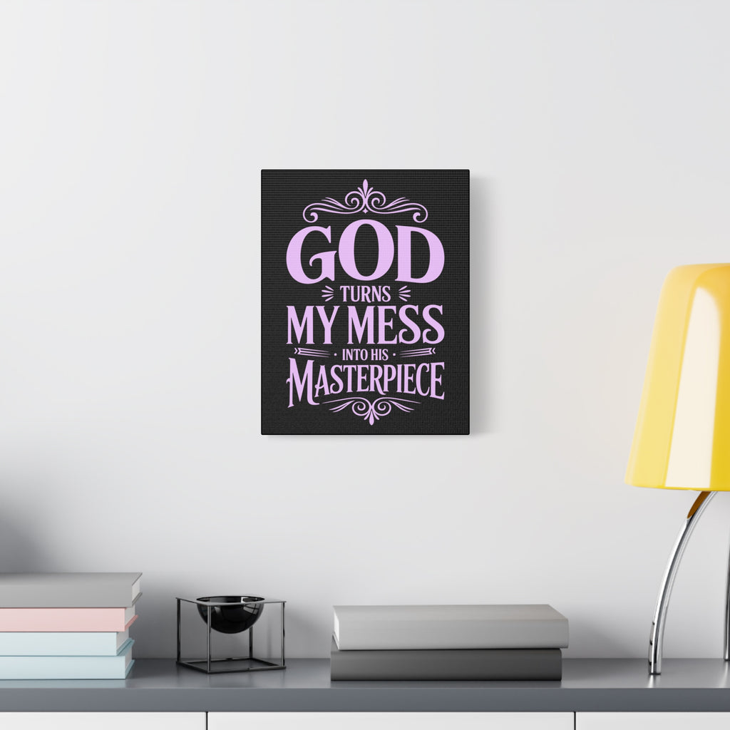 Inspirational Canvas Wall Art, Home Decor, Christian Gift, Motivational Wall Art, Faith-Based Decoration, Room Aesthetic, Gift for Her
