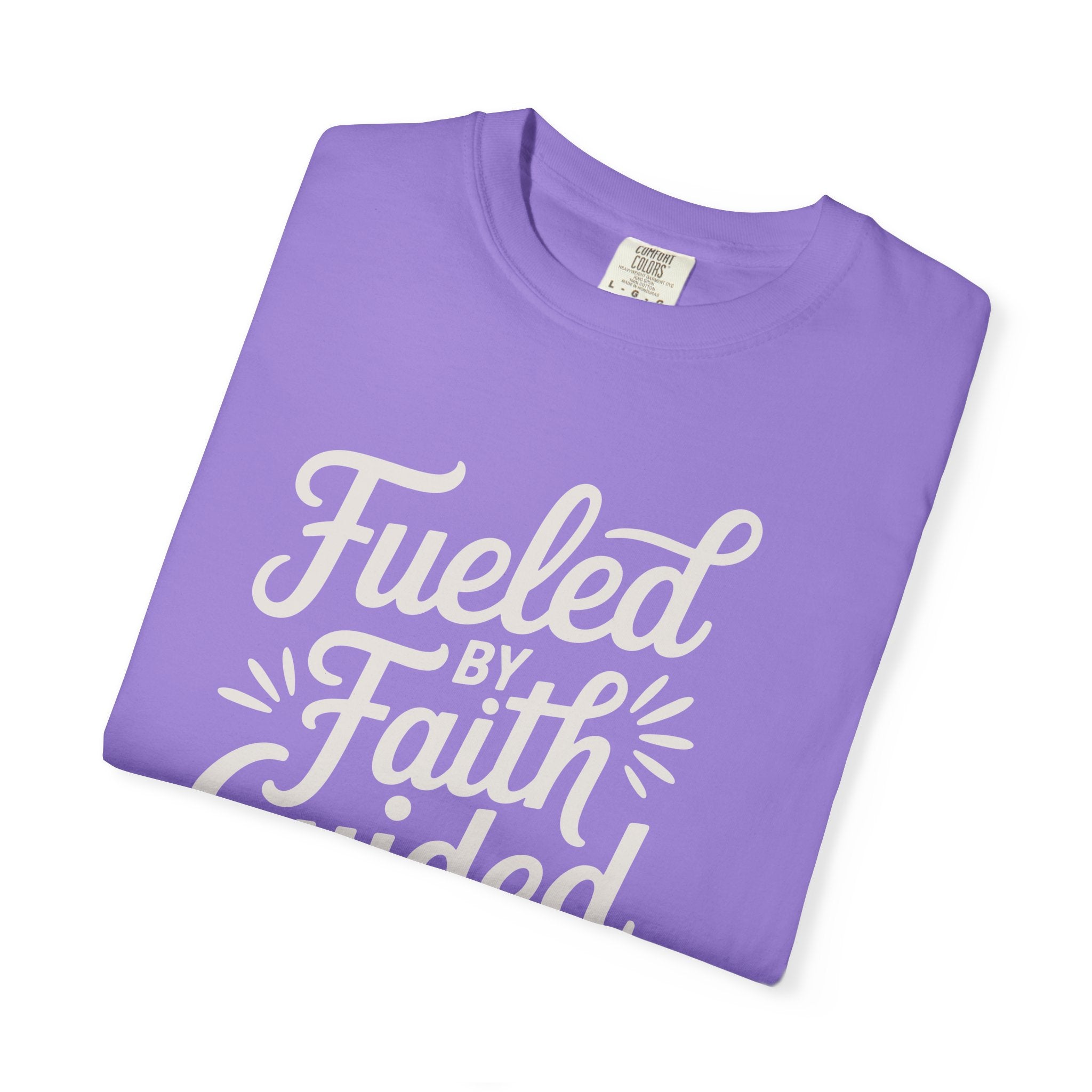 Fueled By Faith Guided By Grace Motivational Apparel