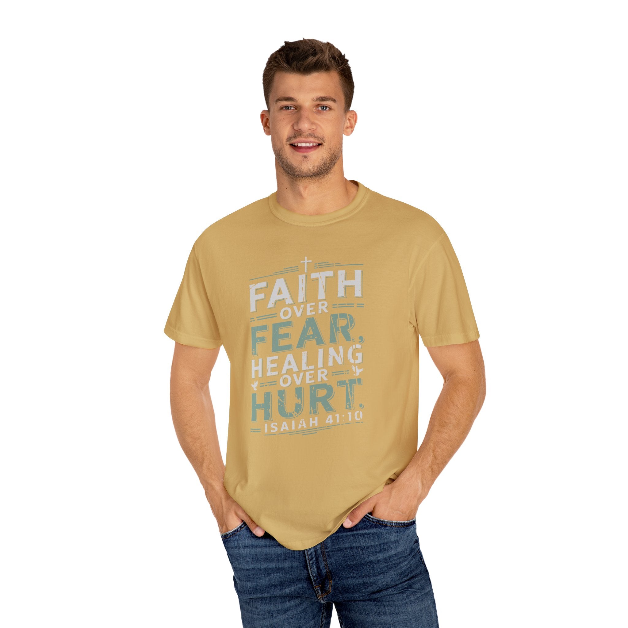 Faith Over Fear T-Shirt - Inspirational Unisex Tee