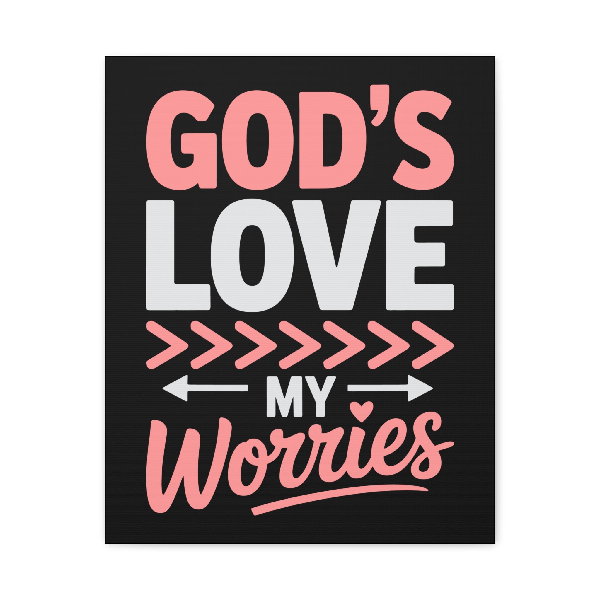 Inspirational Canvas Wall Art, Home Decor, Christian Gift, Motivational Wall Art, Stress Relief Decor, Housewarming Gift
