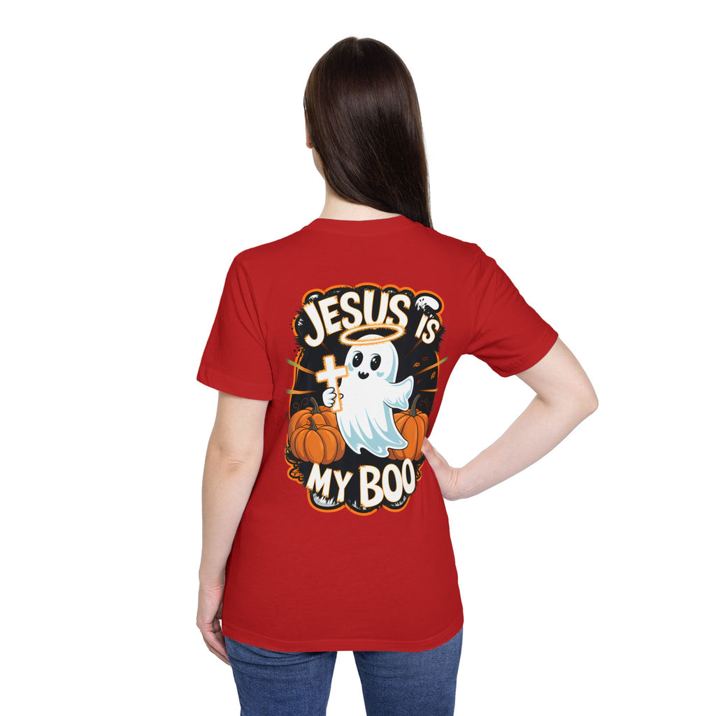 Halloween Christian Ghost T-Shirt, Boo-lieve in Jesus Shirt, Cute Halloween Apparel, Faith-Based Tee, Fall Celebration Top, Spooky [...]