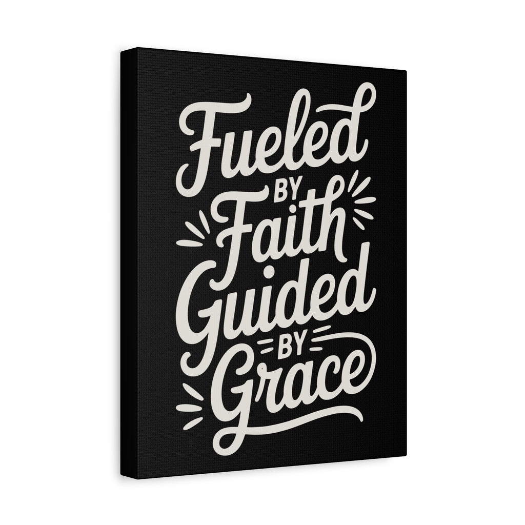 Stretched Canvas Art, Motivational Wall Decor, Home Inspirational Art, Faith-Based Decor, Gift for Faith Lovers
