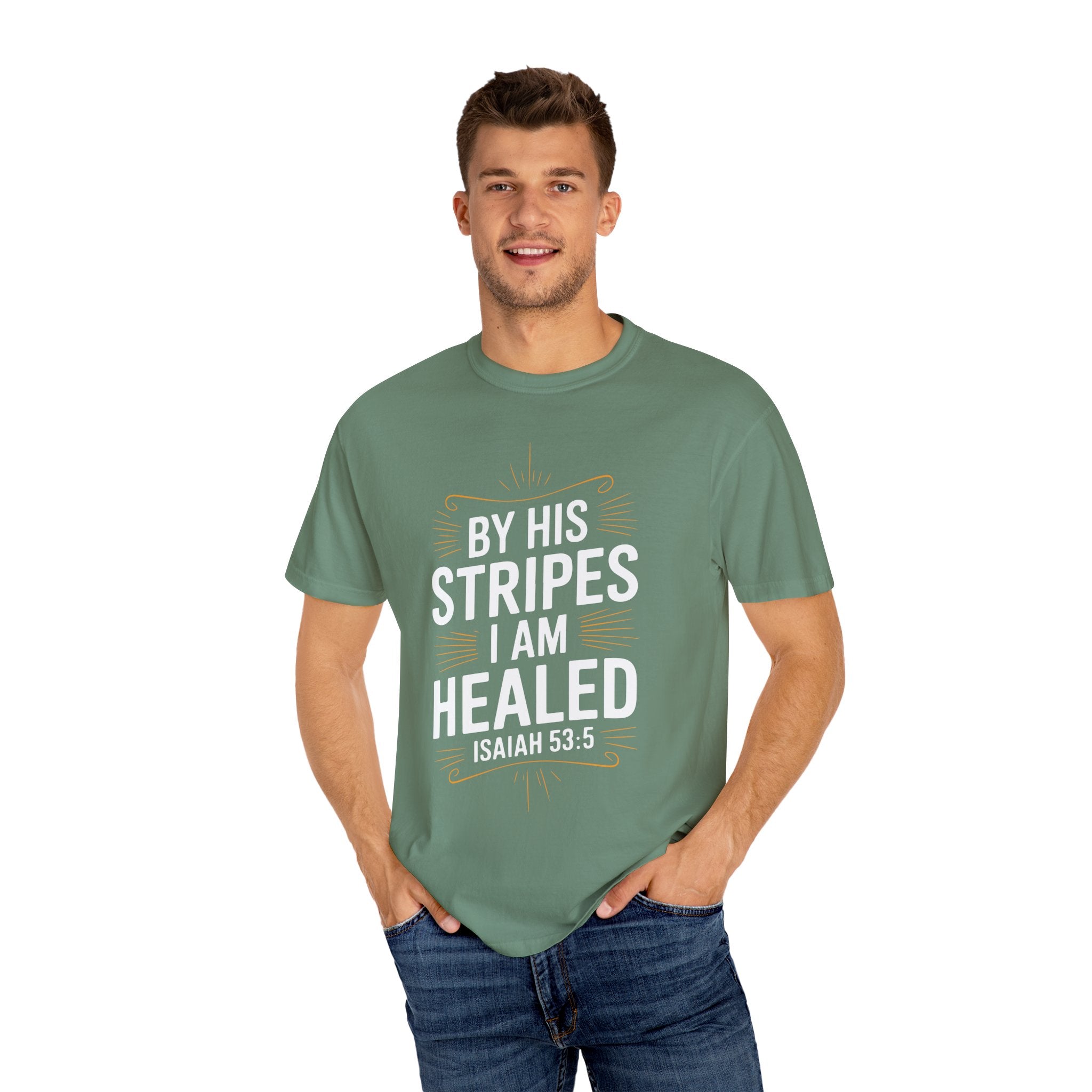 Faith-Inspired T-Shirt, Casual Wear, Christian Gift, Healing Message Shirt, Everyday Comfort Tee