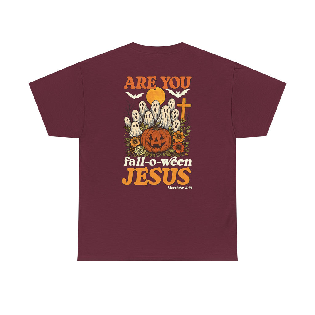 Halloween Faith Tee - Jesus is My Boo, Unisex T-Shirt for Halloween, Christian Halloween Shirt, Gift for Christian Friends, Spooky [...]