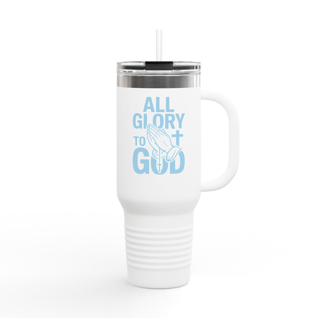 Insulated Travel Mug with Inspirational Quote, Perfect for Coffee Lovers, Bible Verses, Gift for Him/Her, Reusable Drinkware