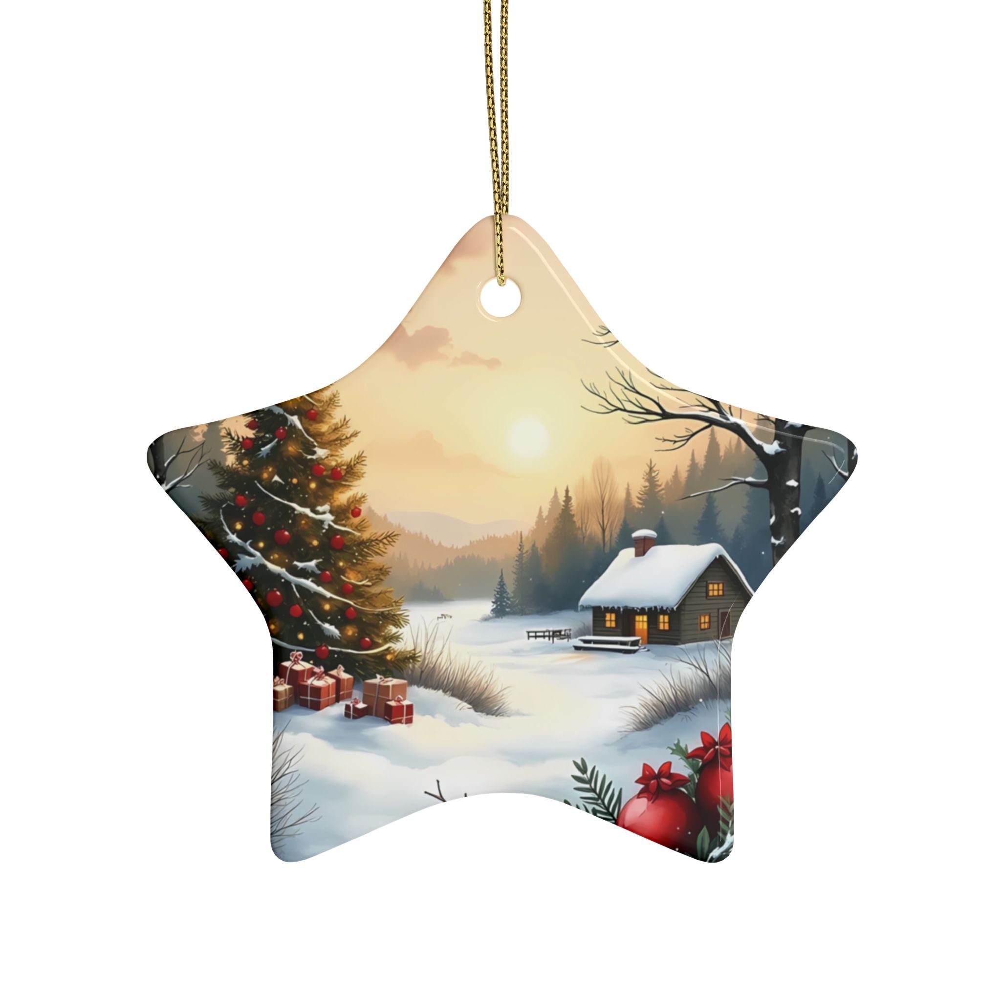 Heart-Shaped Ceramic Ornaments, Cozy Winter Decorations, Holiday Celebrations, Christmas Tree Decor, Personalized Gift