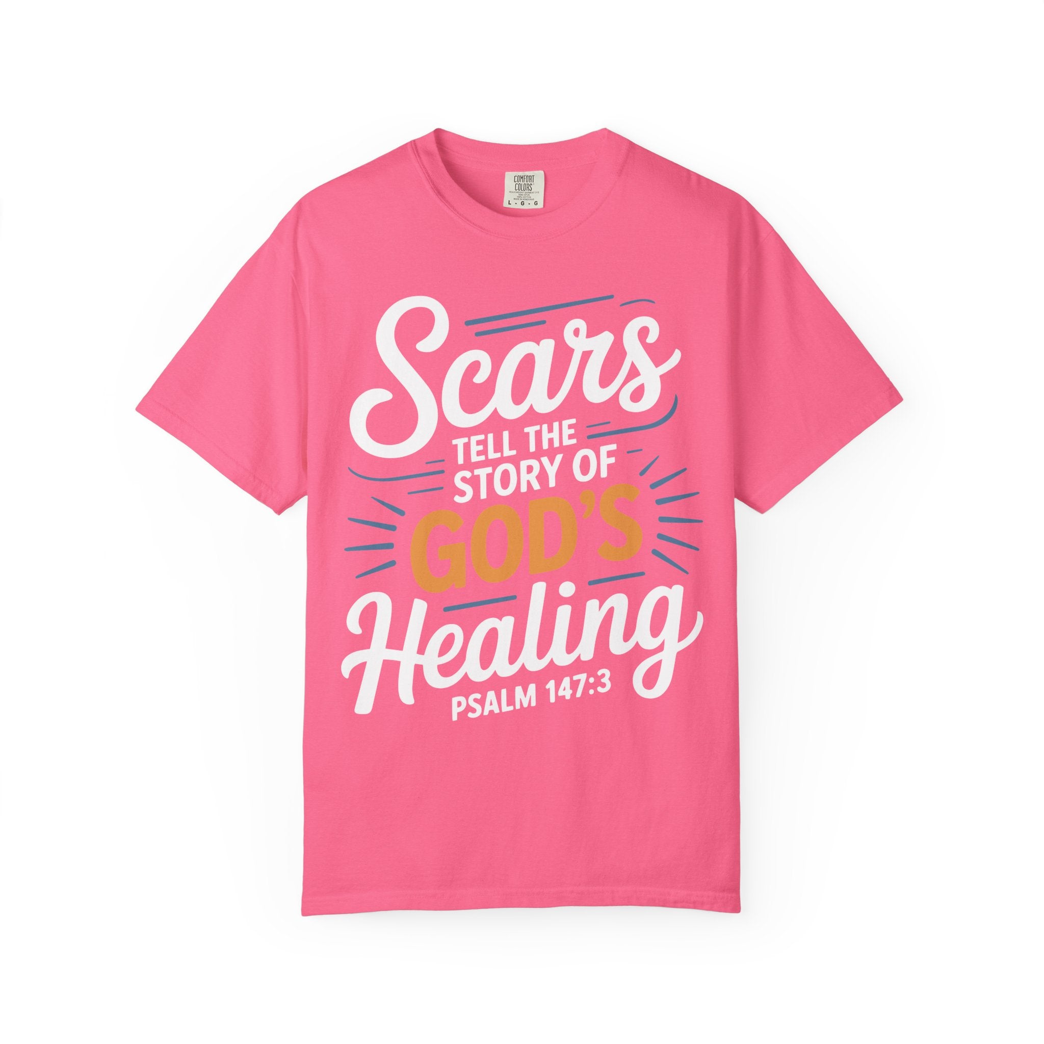 Healing Message Unisex T-Shirt - Scars Tell the Story of God's Healing
